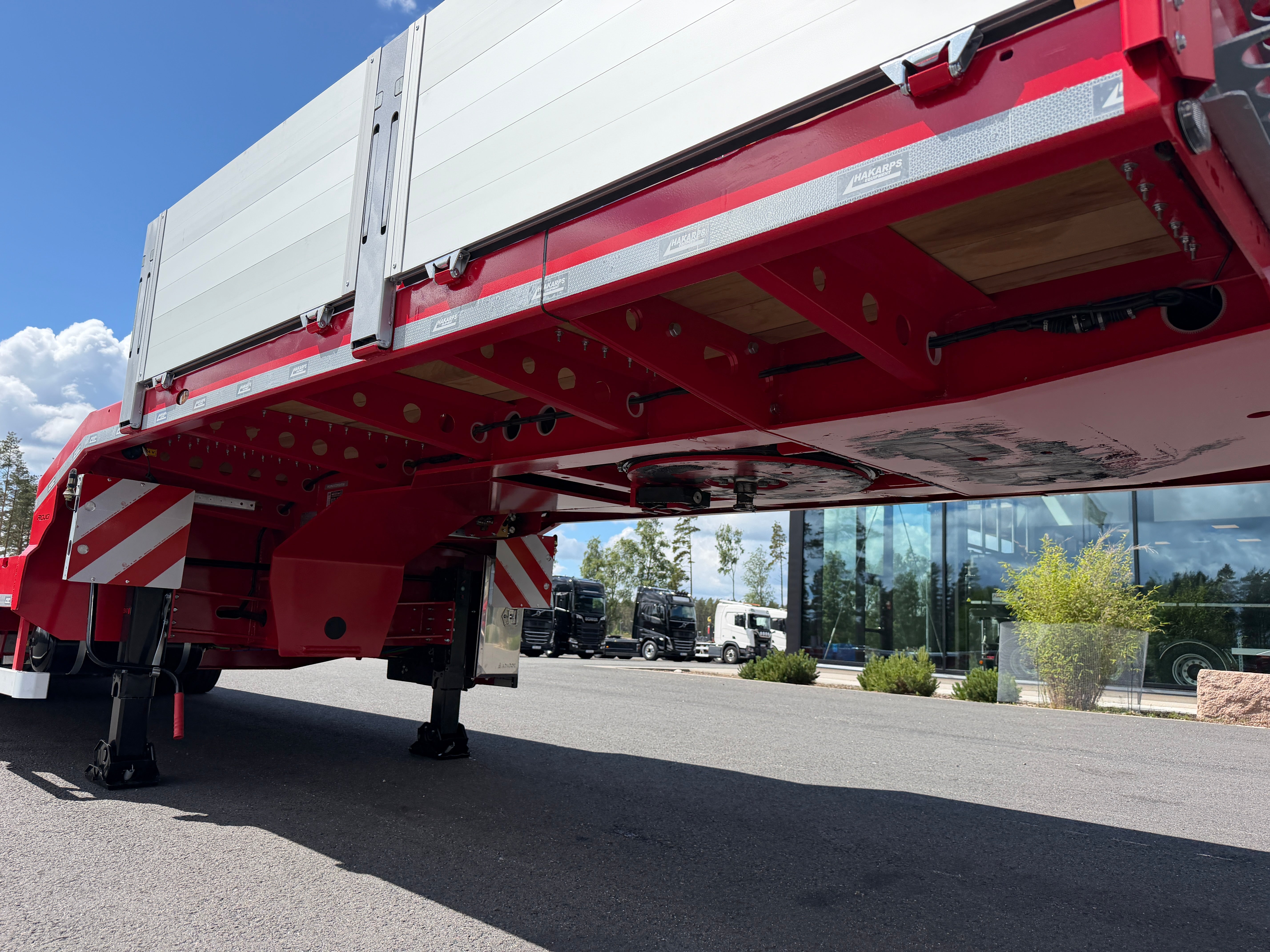 4 axlad ROJO 18,5m jumbotrailer med hjulfickor 38 tons skattevikt