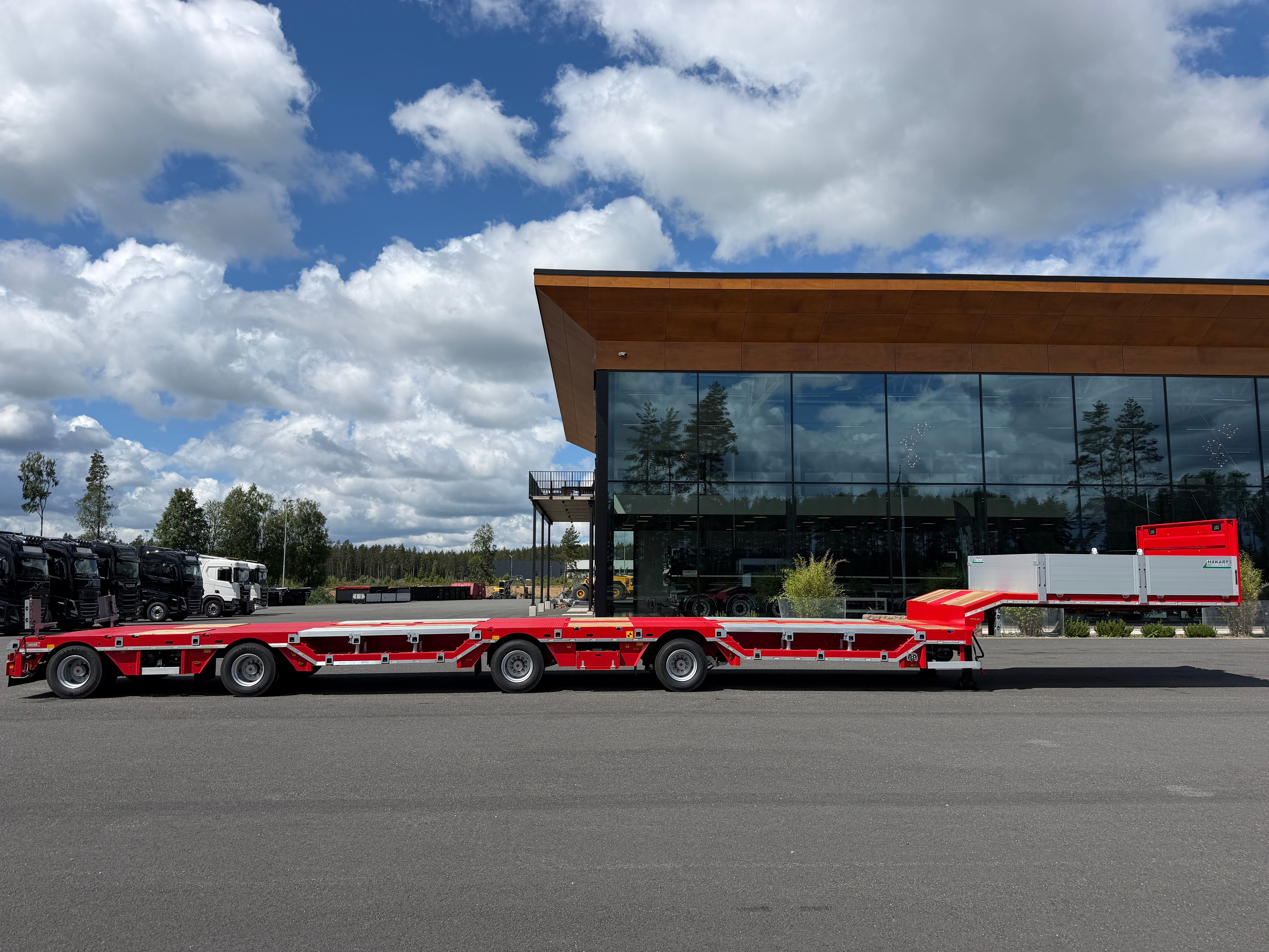 4 axlad ROJO 18,5m jumbotrailer med hjulfickor 38 tons skattevikt