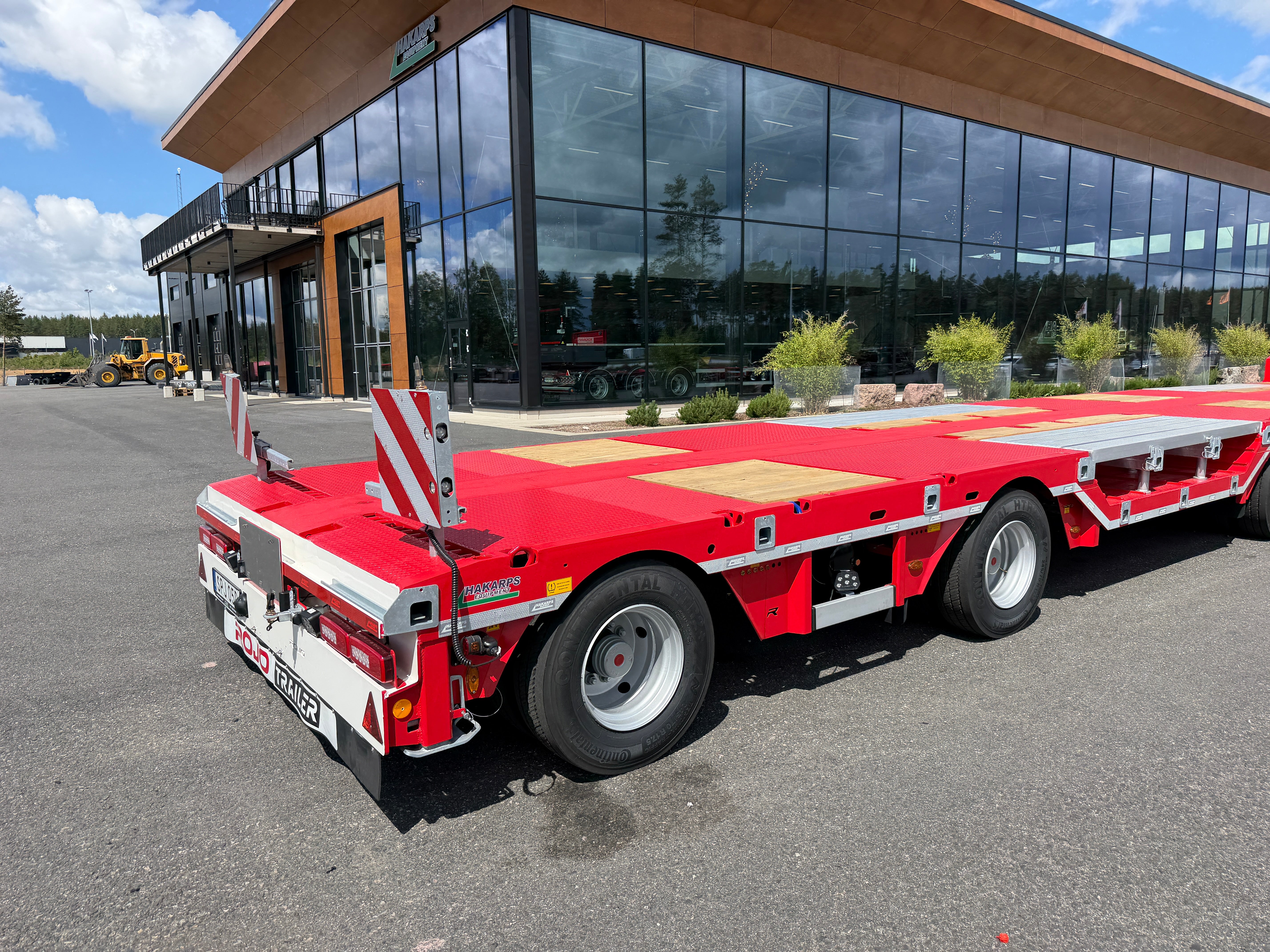 4 axlad ROJO 18,5m jumbotrailer med hjulfickor 38 tons skattevikt