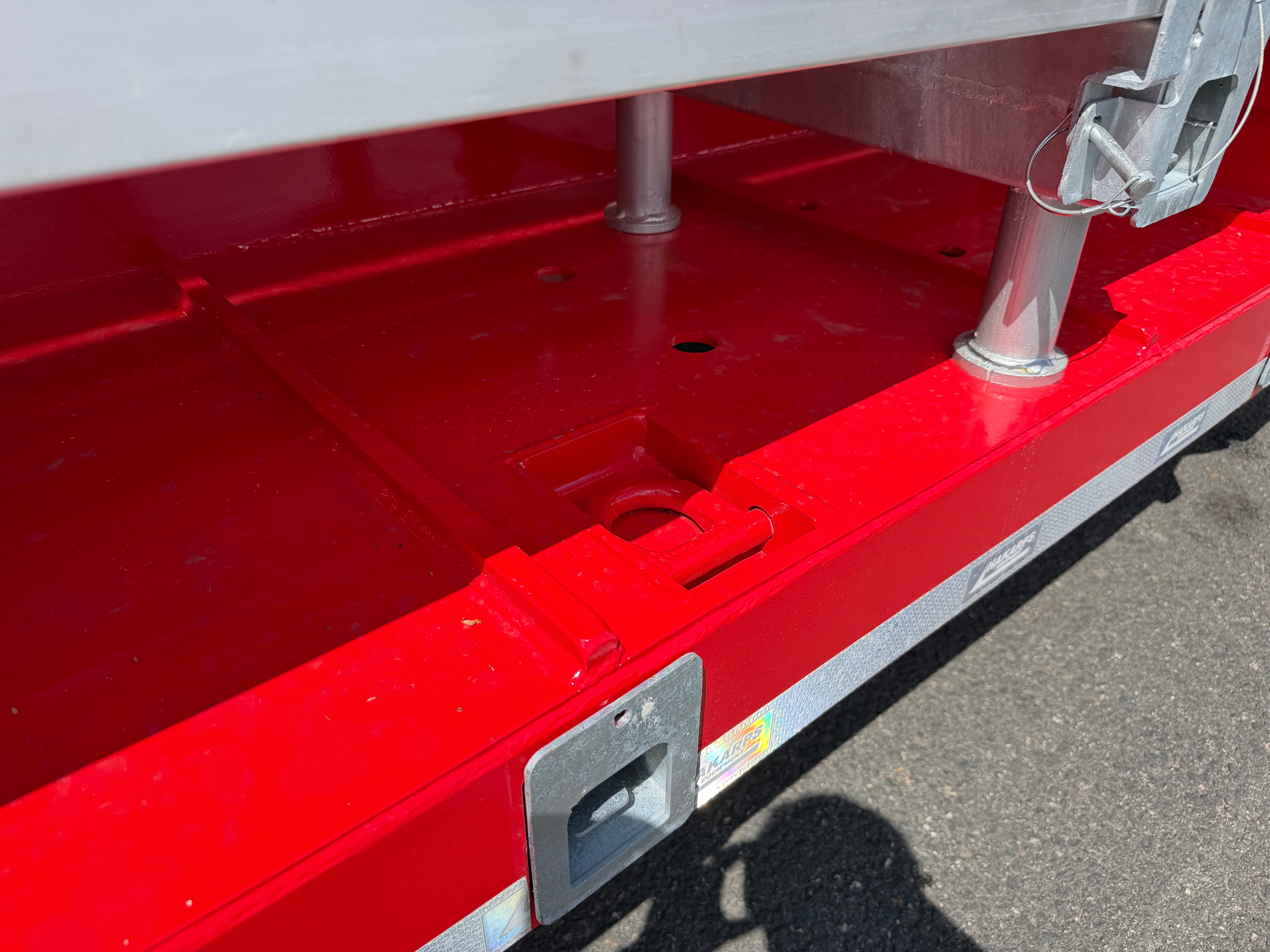 4 axlad ROJO 18,5m jumbotrailer med hjulfickor 38 tons skattevikt