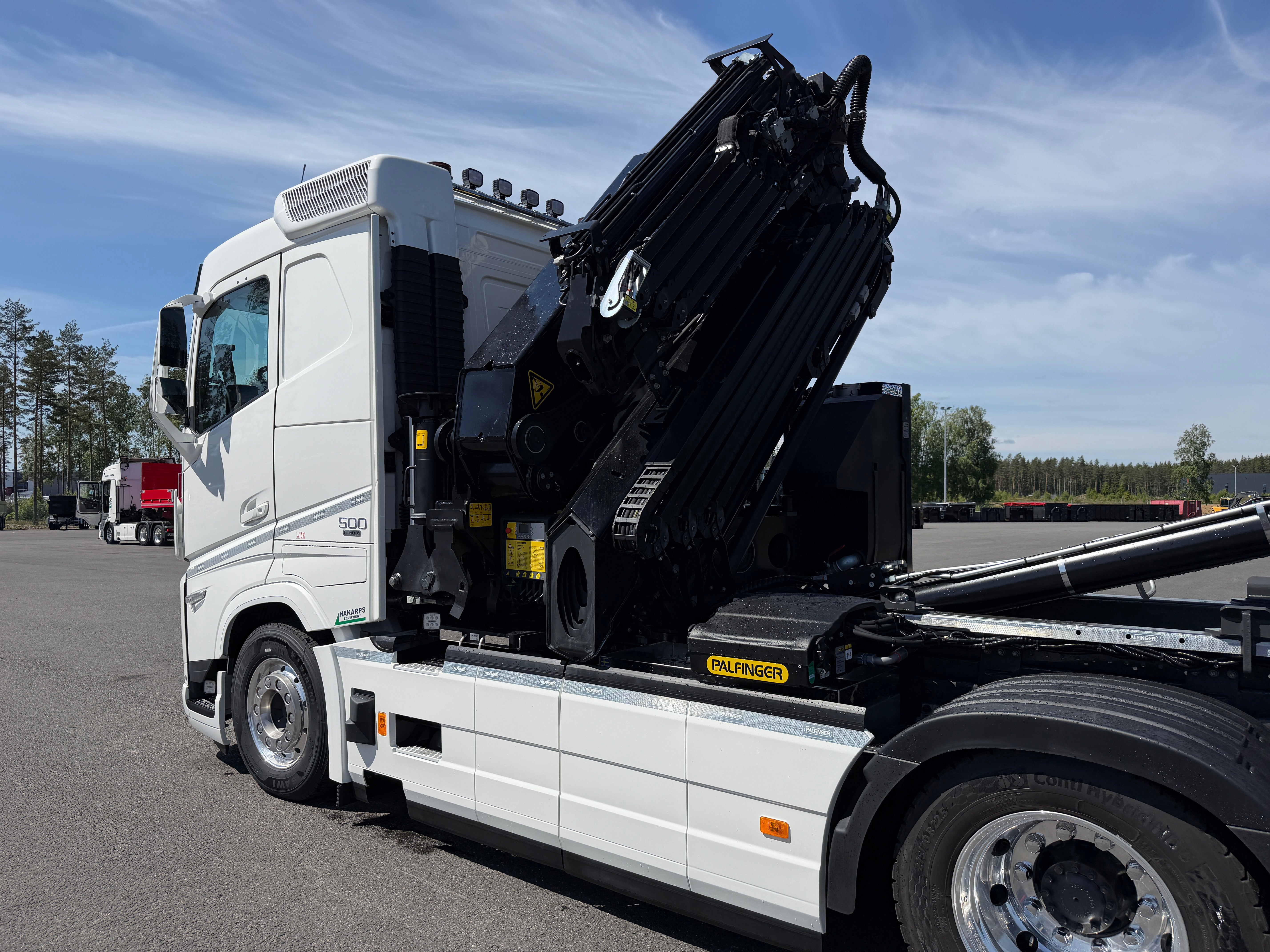 Volvo FH13 500 tridem kranväxlare Palfinger PK53002 SH + jibb