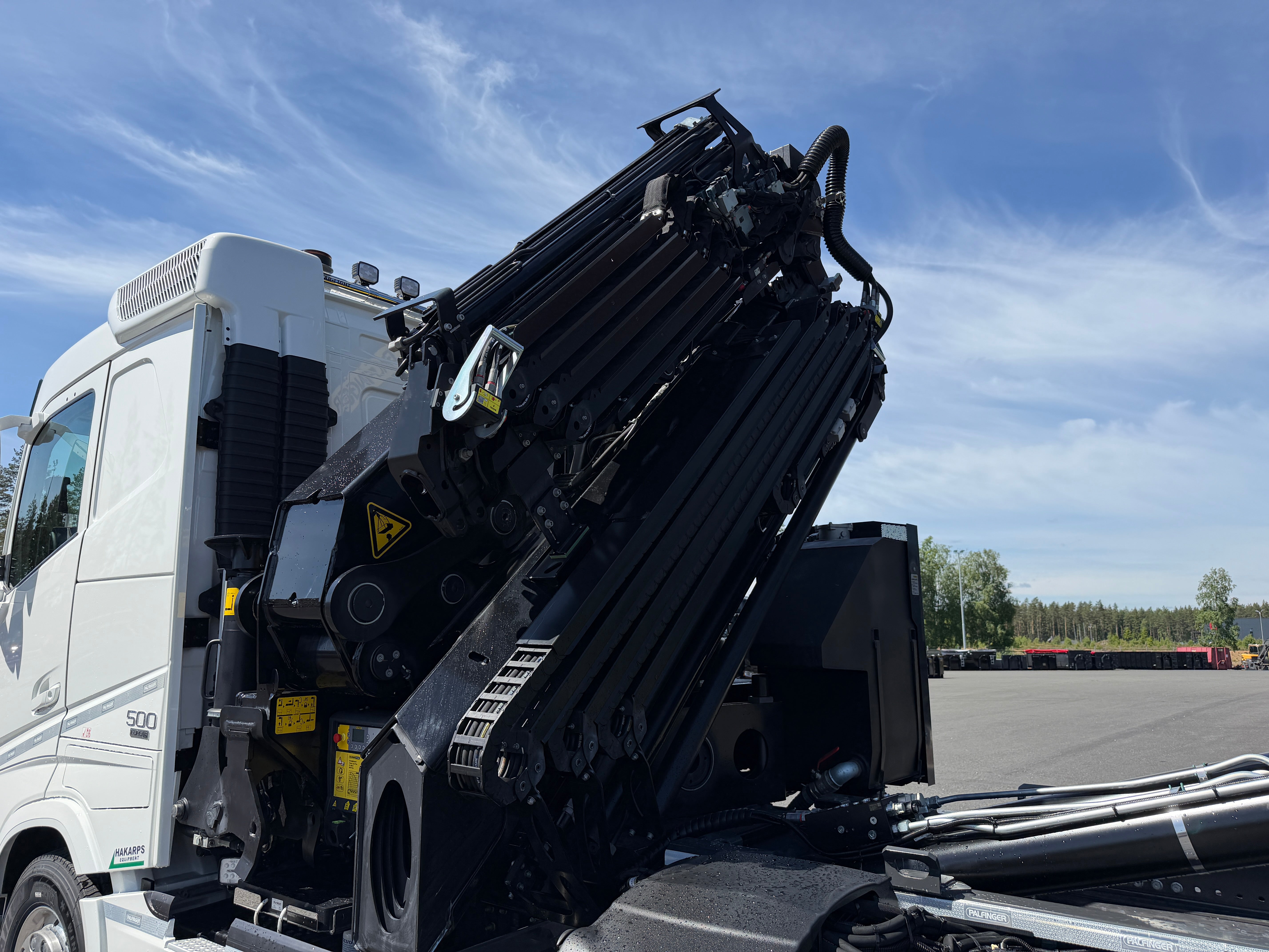 Volvo FH13 500 tridem kranväxlare Palfinger PK53002 SH + jibb