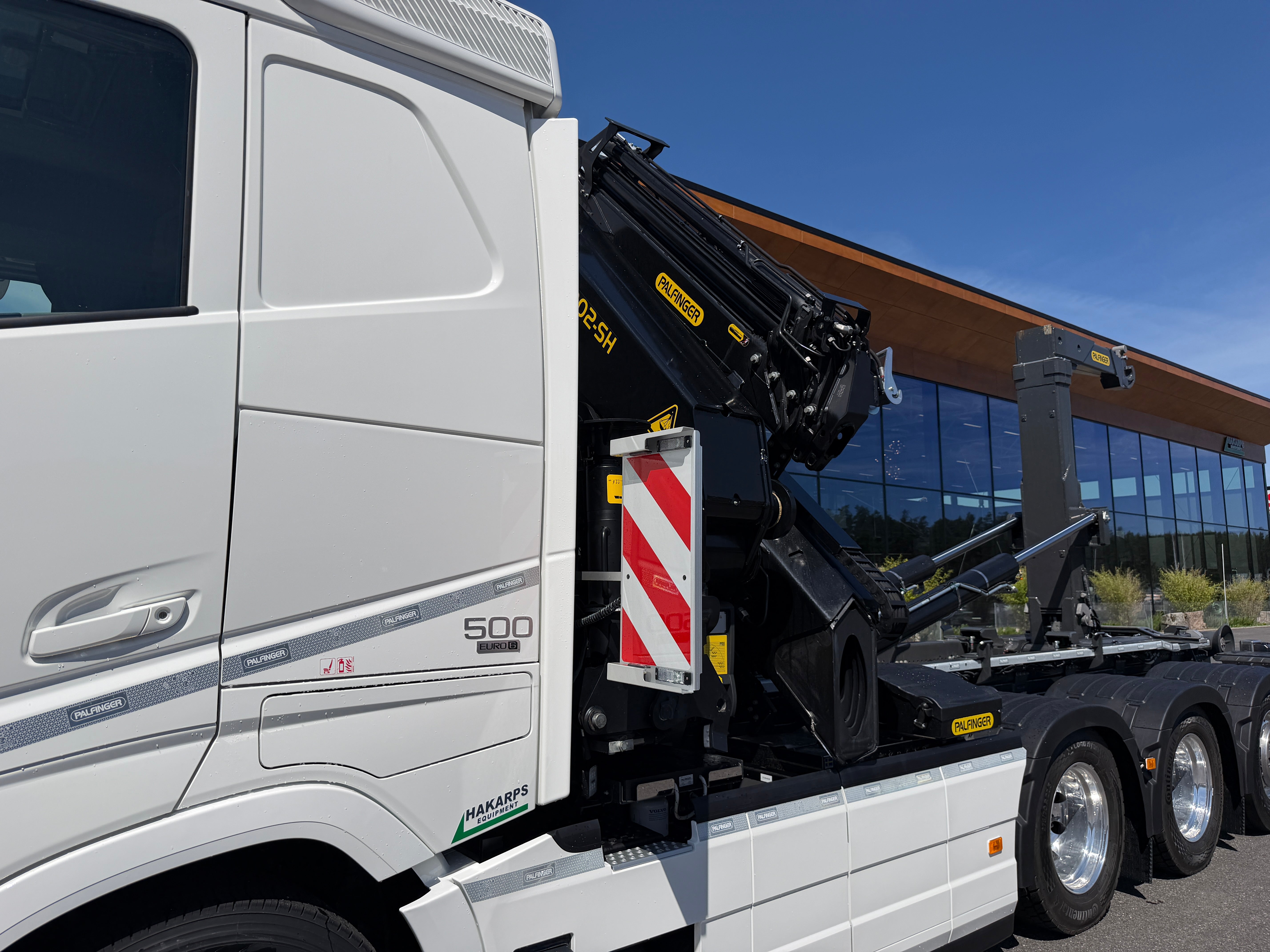 Volvo FH13 500 tridem kranväxlare Palfinger PK53002 SH + jibb
