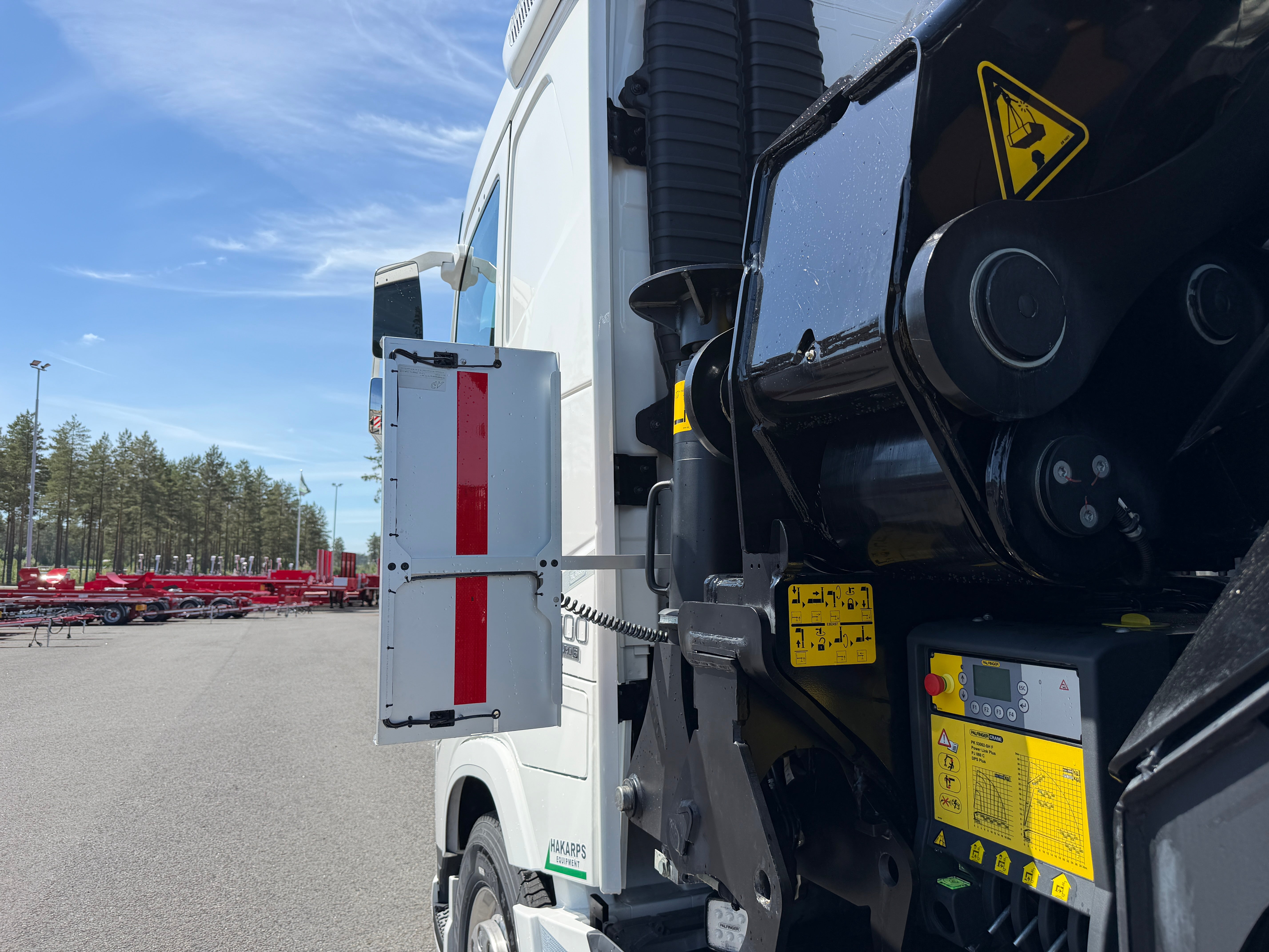 Volvo FH13 500 tridem kranväxlare Palfinger PK53002 SH + jibb