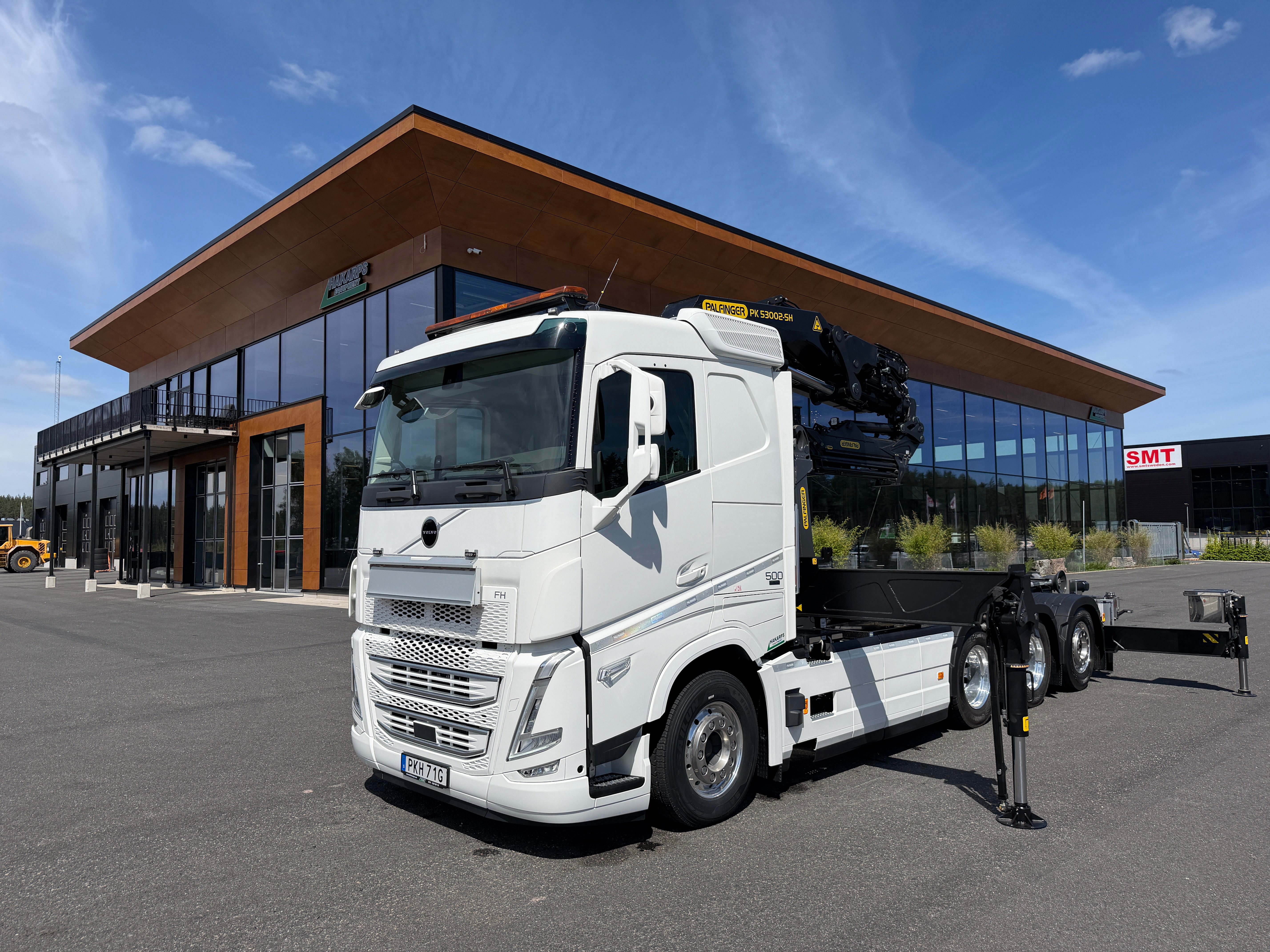 Volvo FH13 500 tridem kranväxlare Palfinger PK53002 SH + jibb
