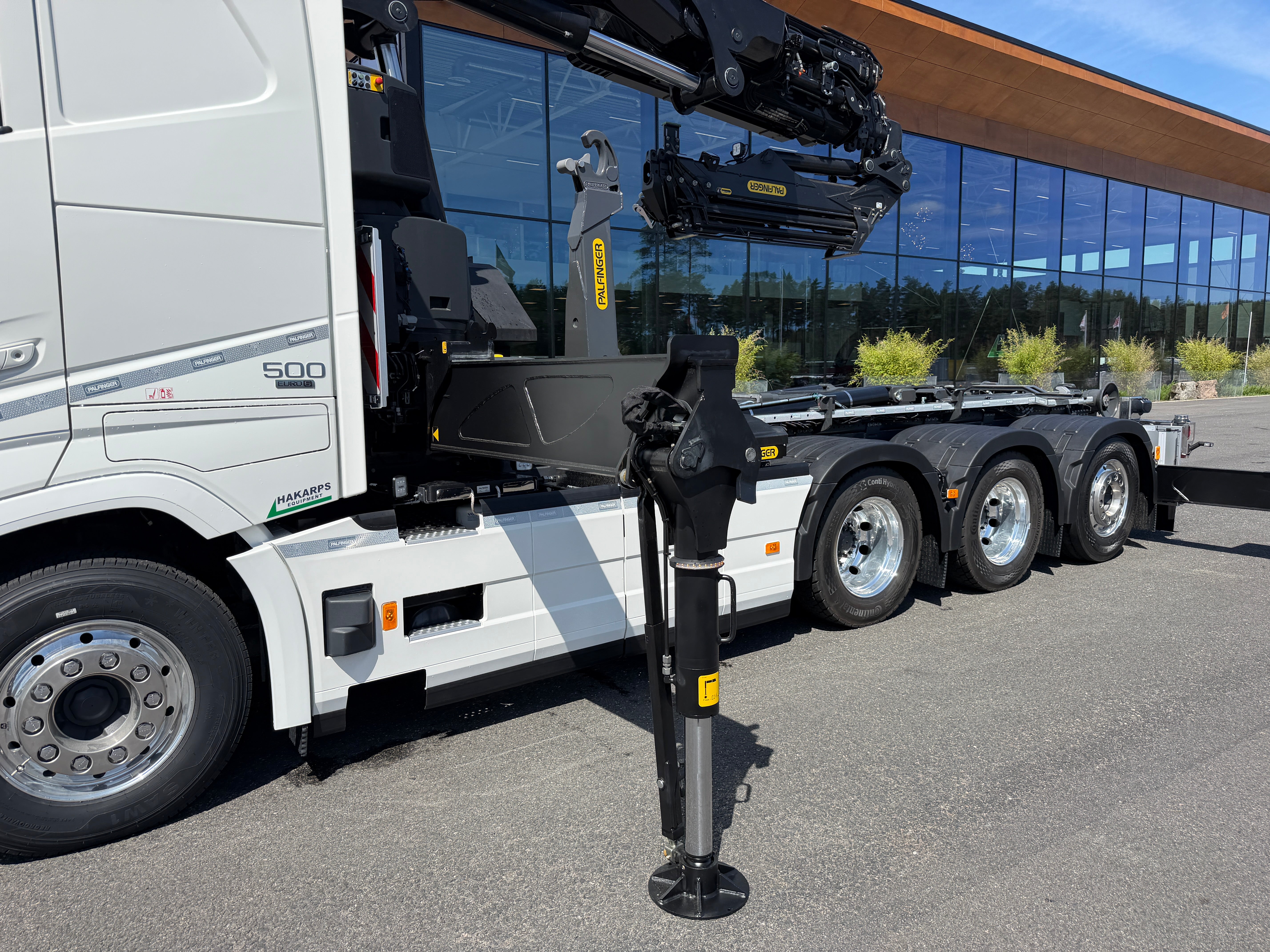 Volvo FH13 500 tridem kranväxlare Palfinger PK53002 SH + jibb
