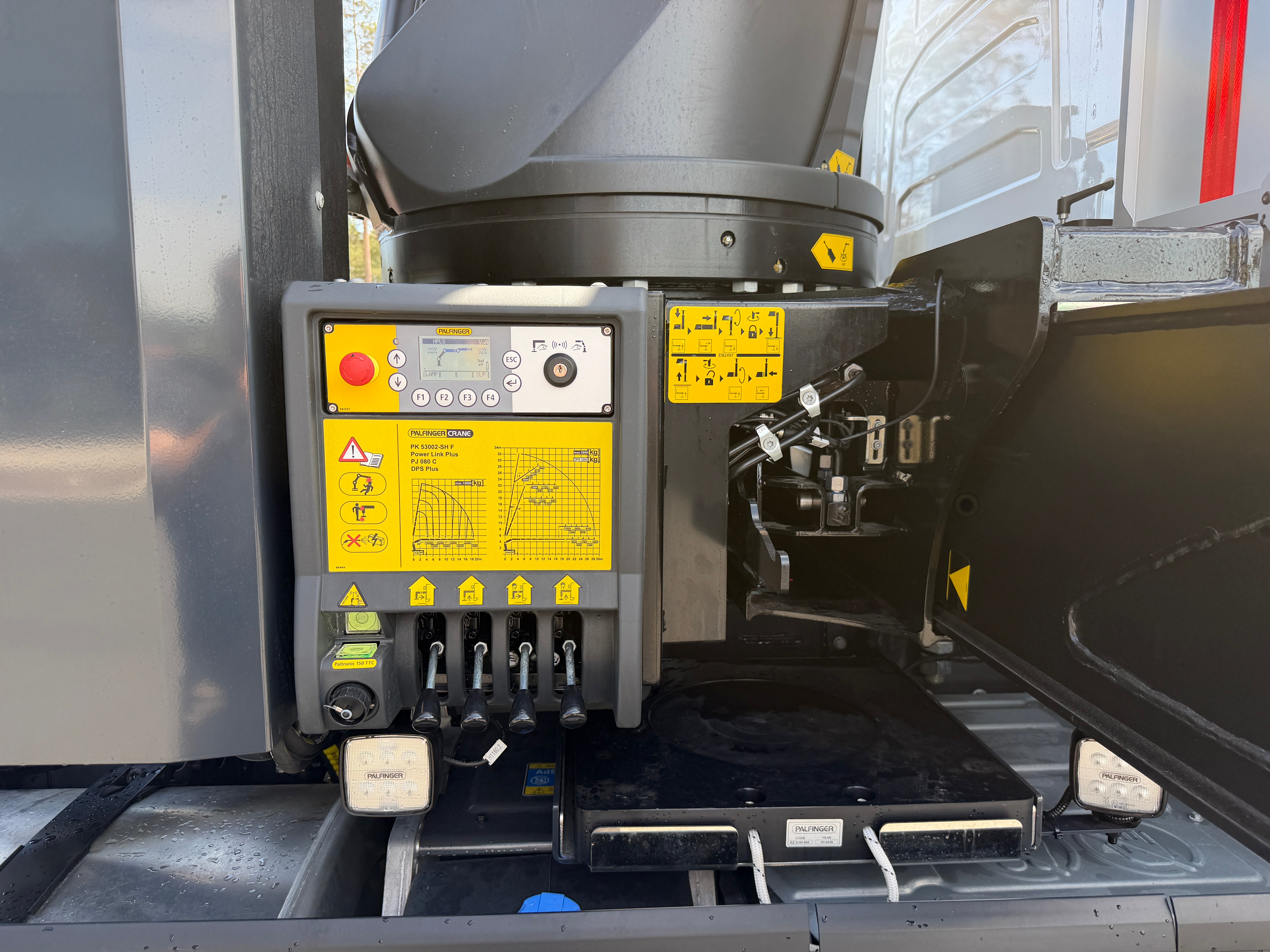 Volvo FH13 500 tridem kranväxlare Palfinger PK53002 SH + jibb