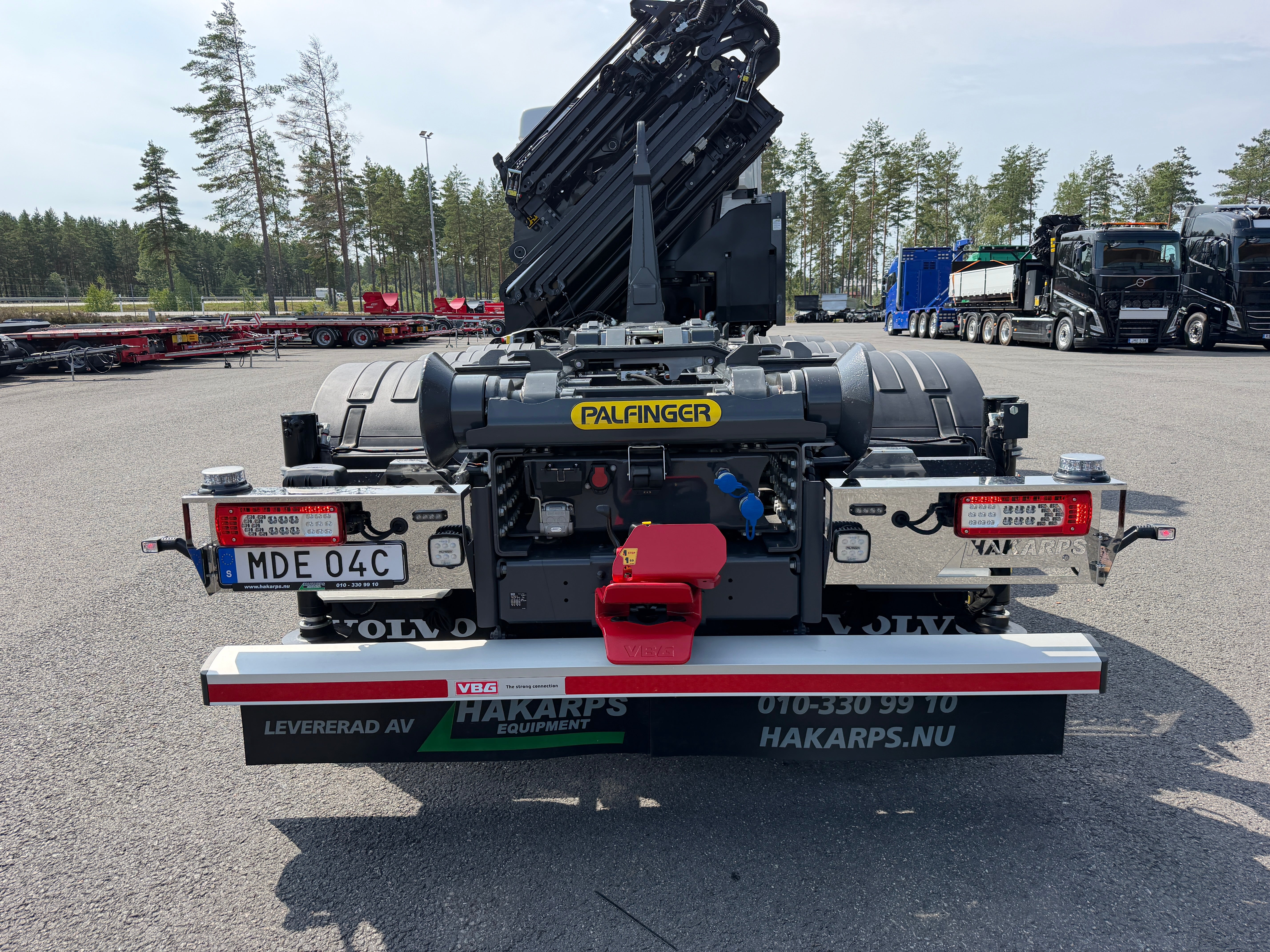 Volvo FH13 500 tridem kranväxlare Palfinger PK42002 SH + jibb