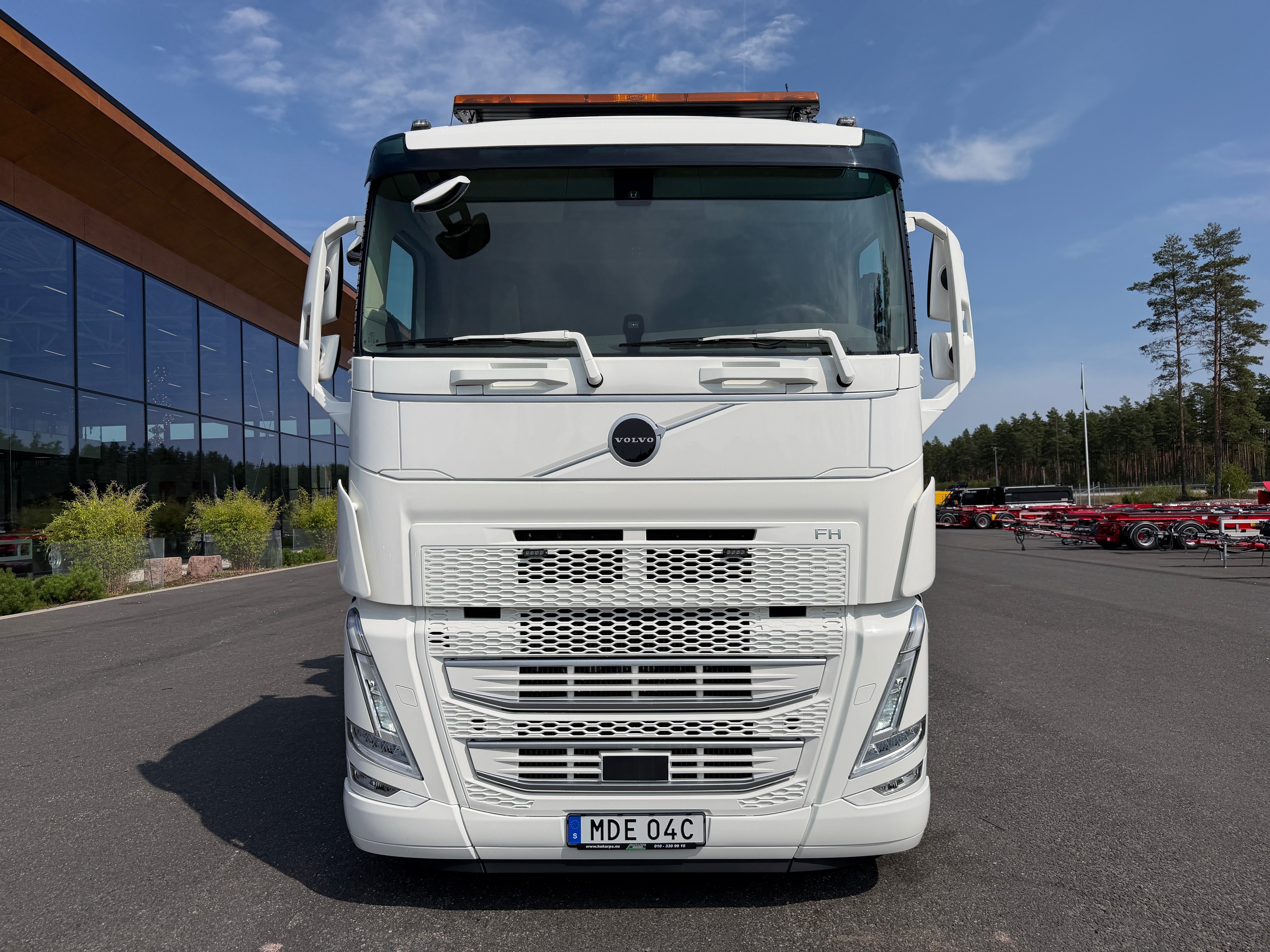 Volvo FH13 500 tridem kranväxlare Palfinger PK42002 SH + jibb