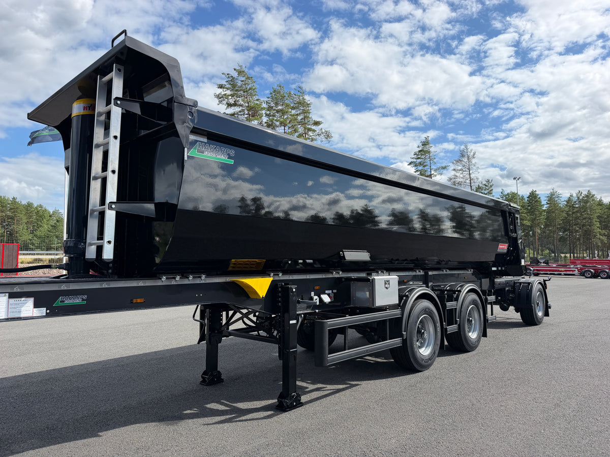 3 axlad Langendorf - Tipptrailer med skjutbar sista axel