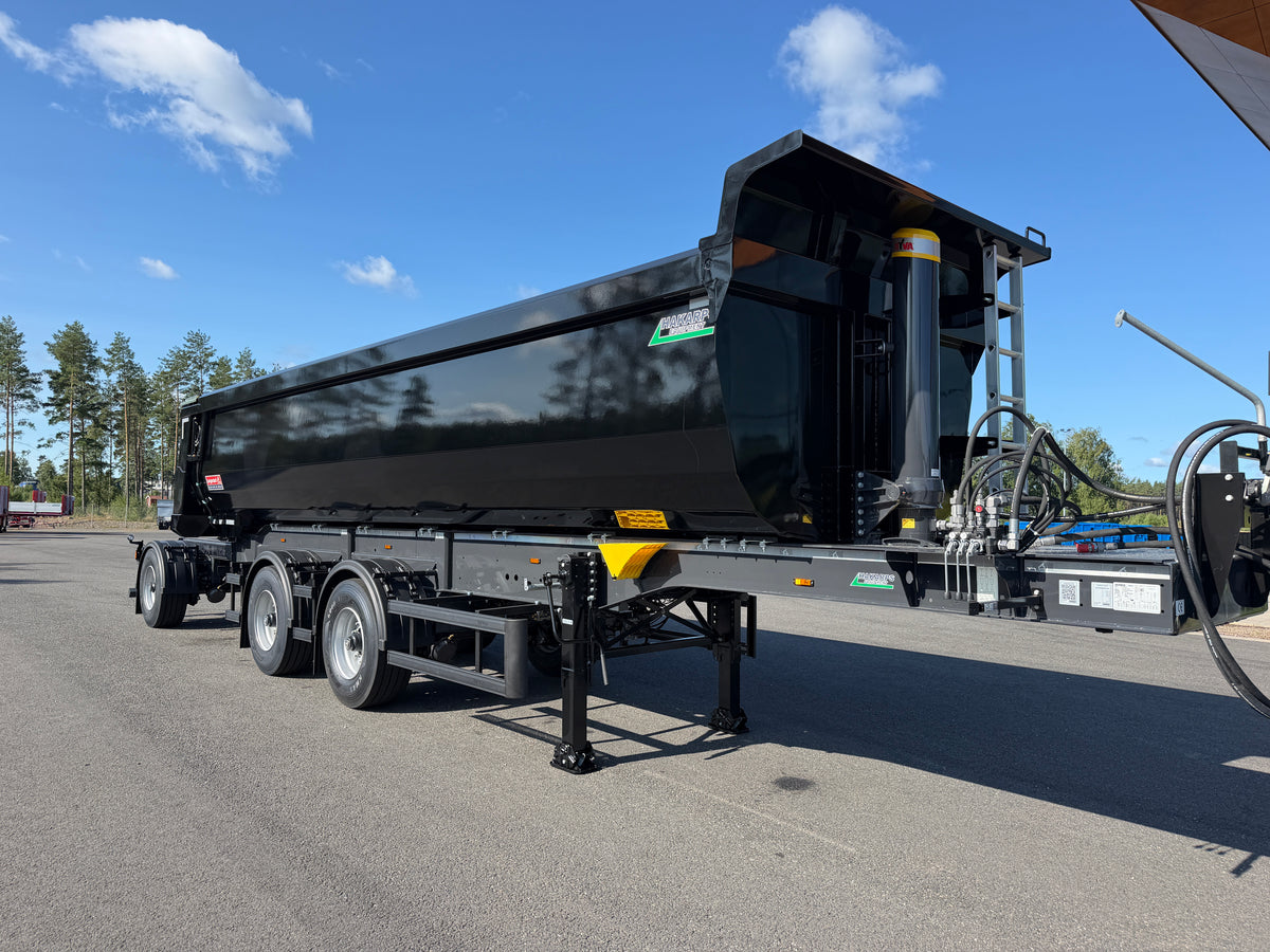 3 axlad Langendorf - Tipptrailer med skjutbar sista axel