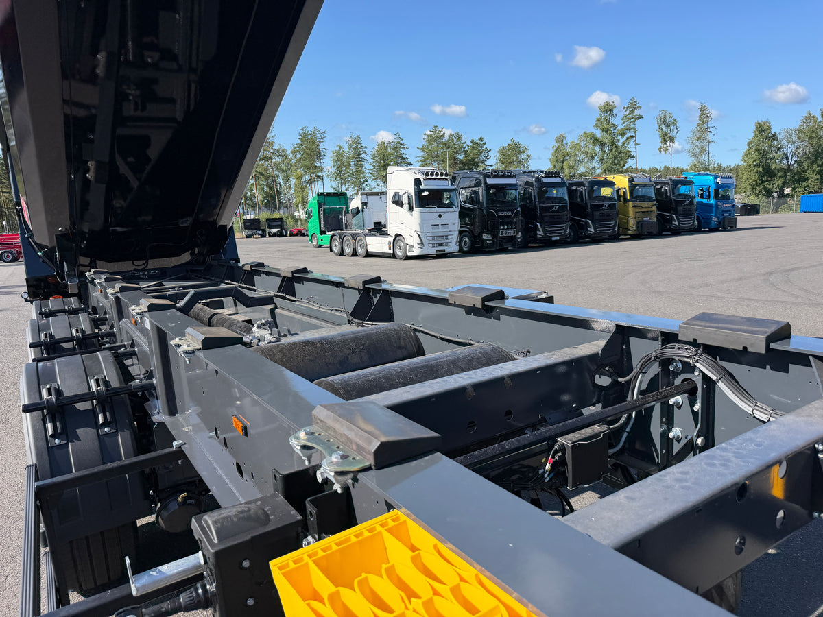 3 axlad Langendorf - Tipptrailer med skjutbar sista axel