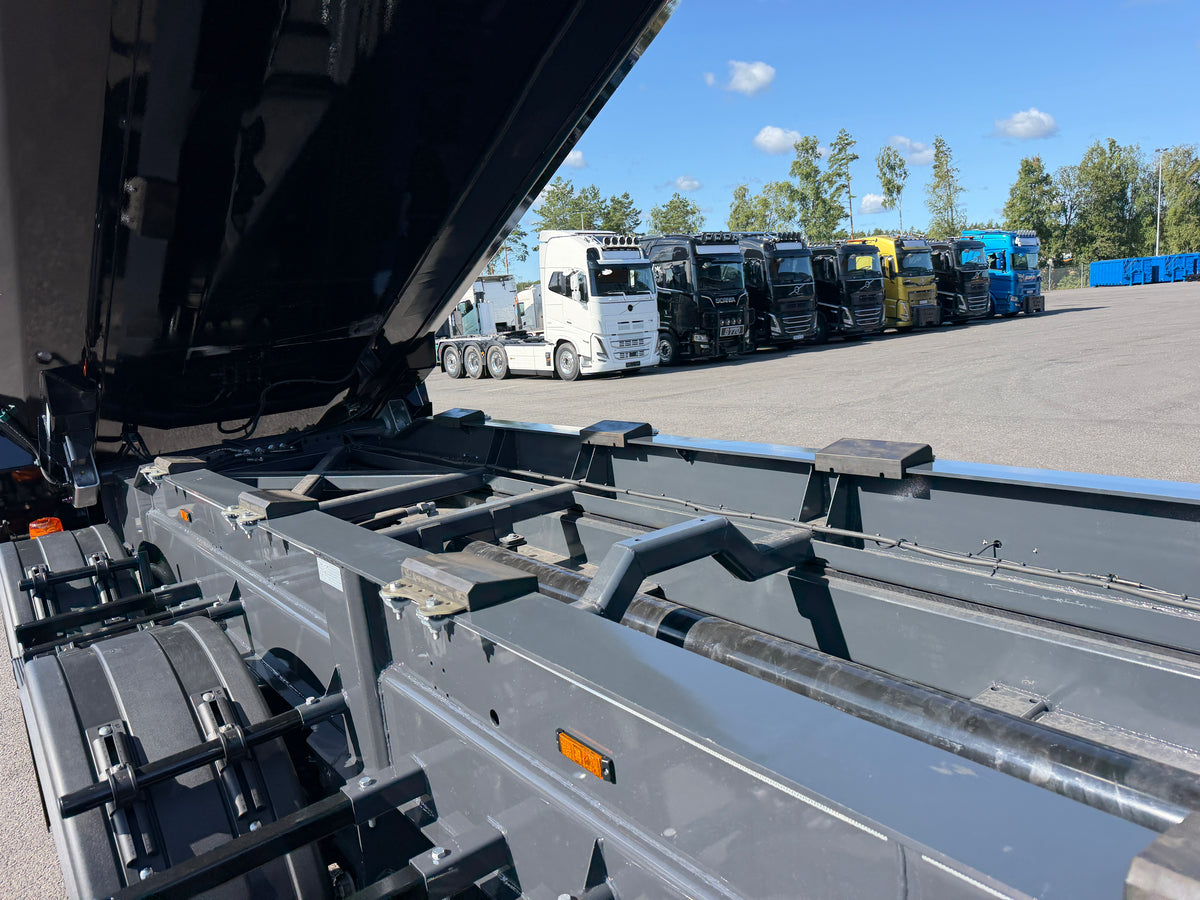 3 axlad Langendorf - Tipptrailer med skjutbar sista axel