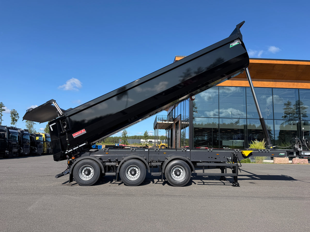 3 axlad Langendorf - Tipptrailer med skjutbar sista axel