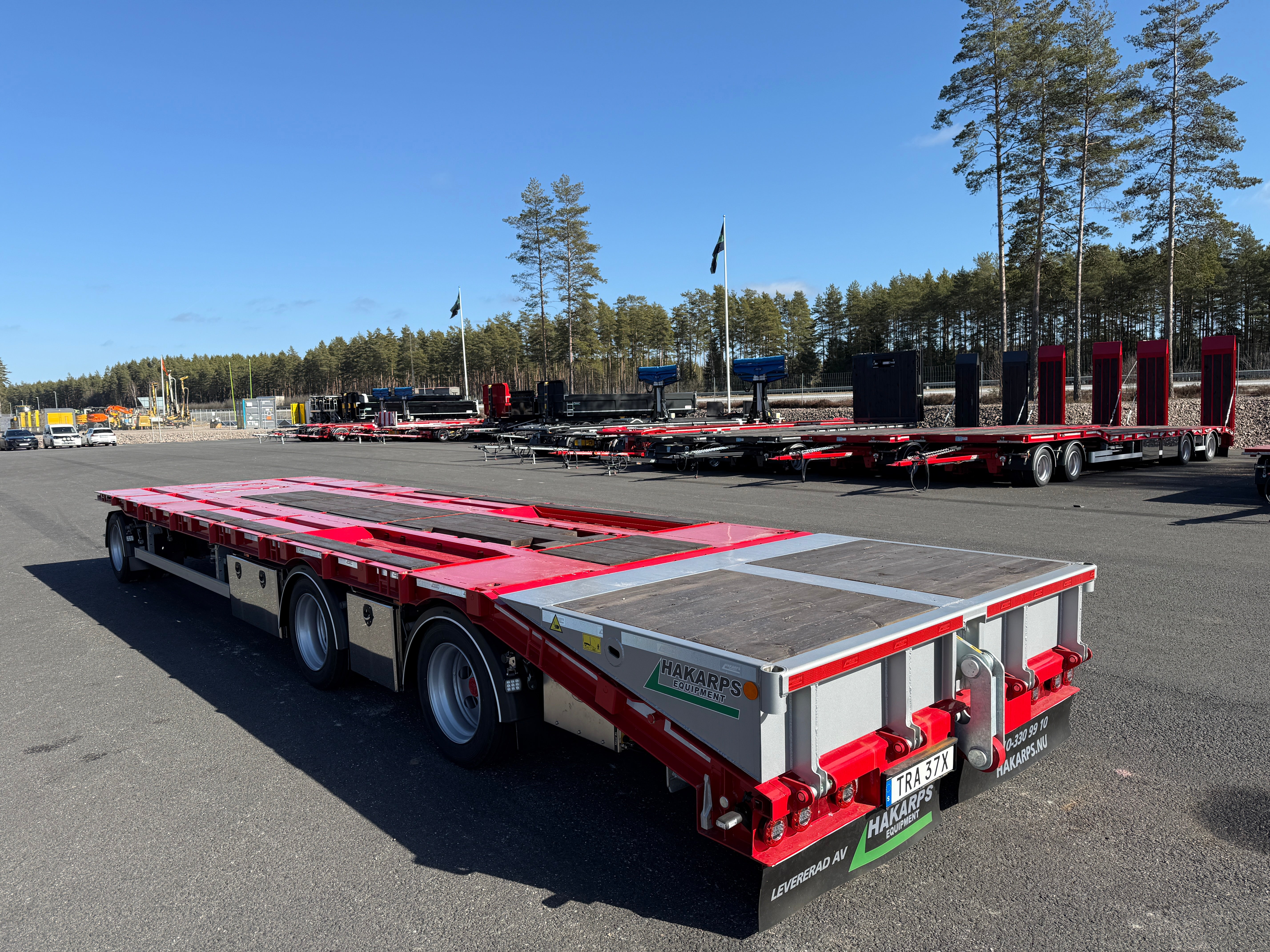3 axlad 30 tons kombivagn för 1 flak
