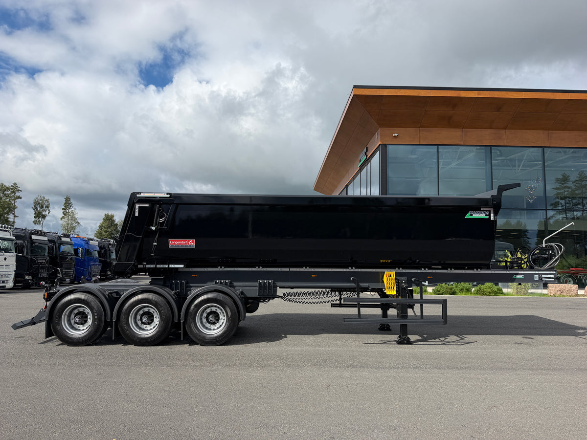3 axlad Langendorf - Tipptrailer med skjutbar trippel