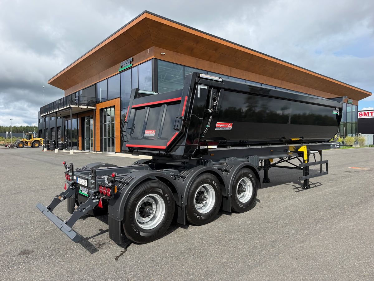 3 axlad Langendorf - Tipptrailer med skjutbar trippel