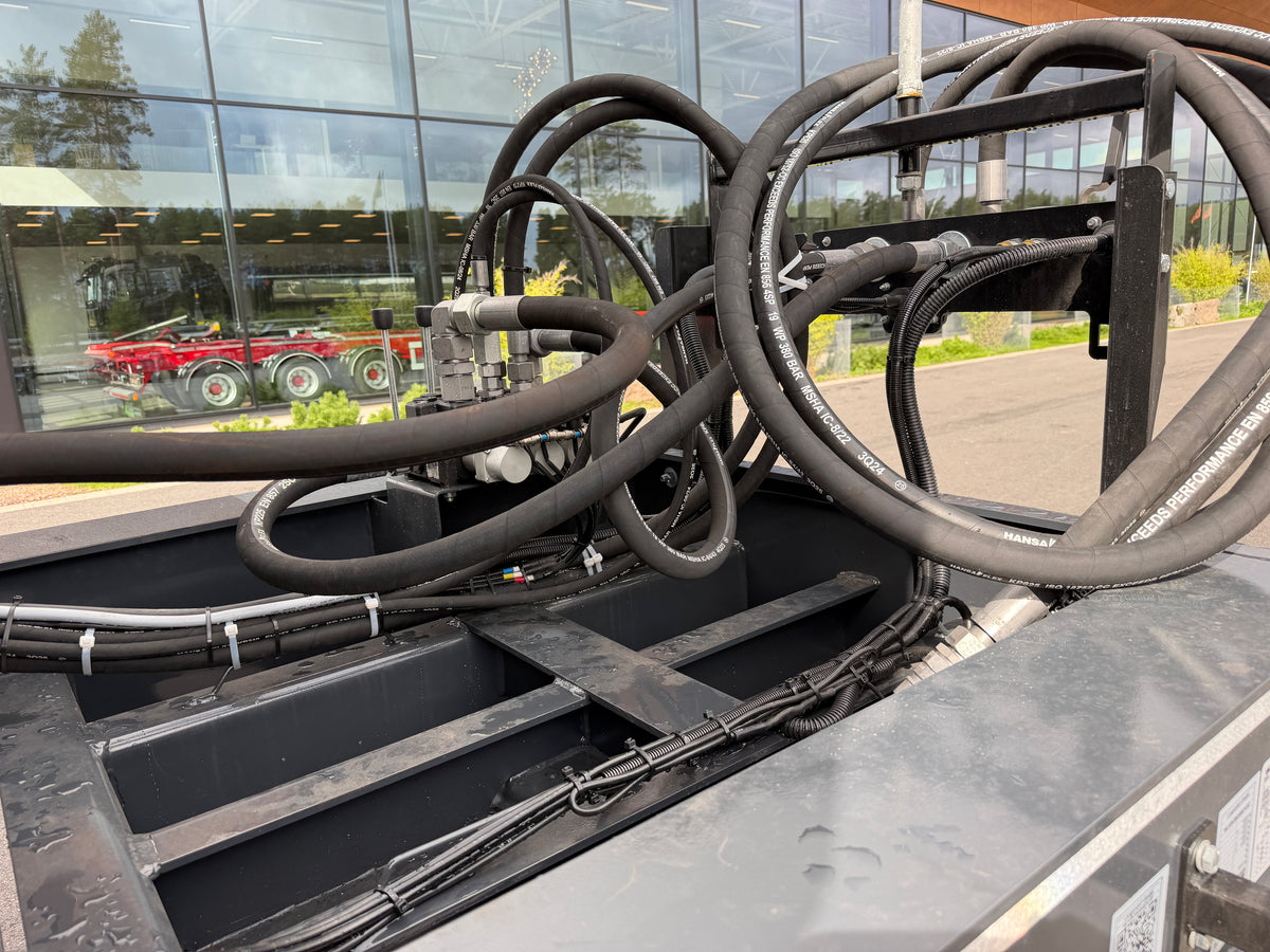 3 axlad Langendorf - Tipptrailer med skjutbar trippel