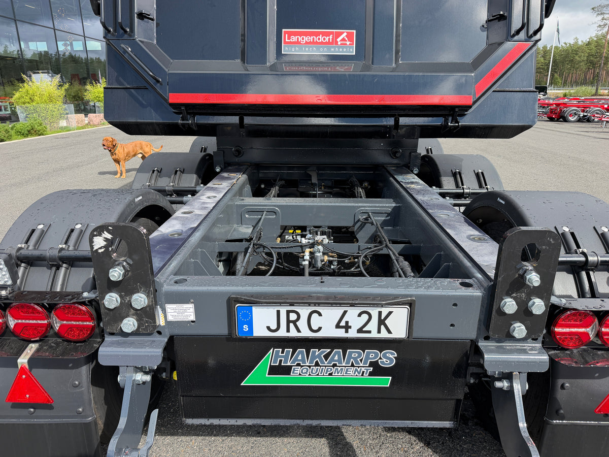 3 axlad Langendorf - Tipptrailer med skjutbar trippel