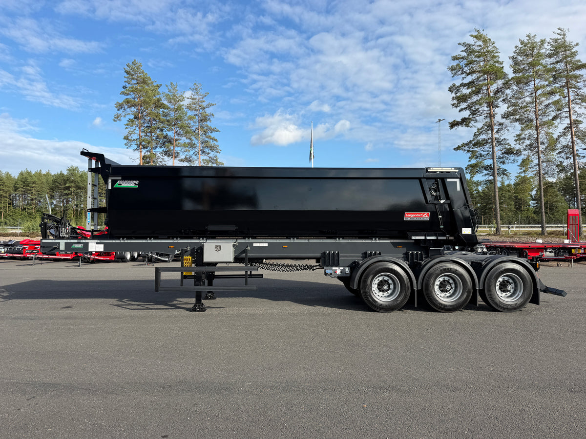 3 axlad Langendorf - Tipptrailer med skjutbar trippel