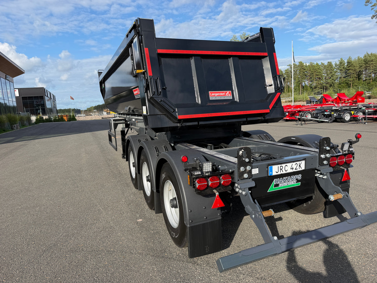 3 axlad Langendorf - Tipptrailer med skjutbar trippel