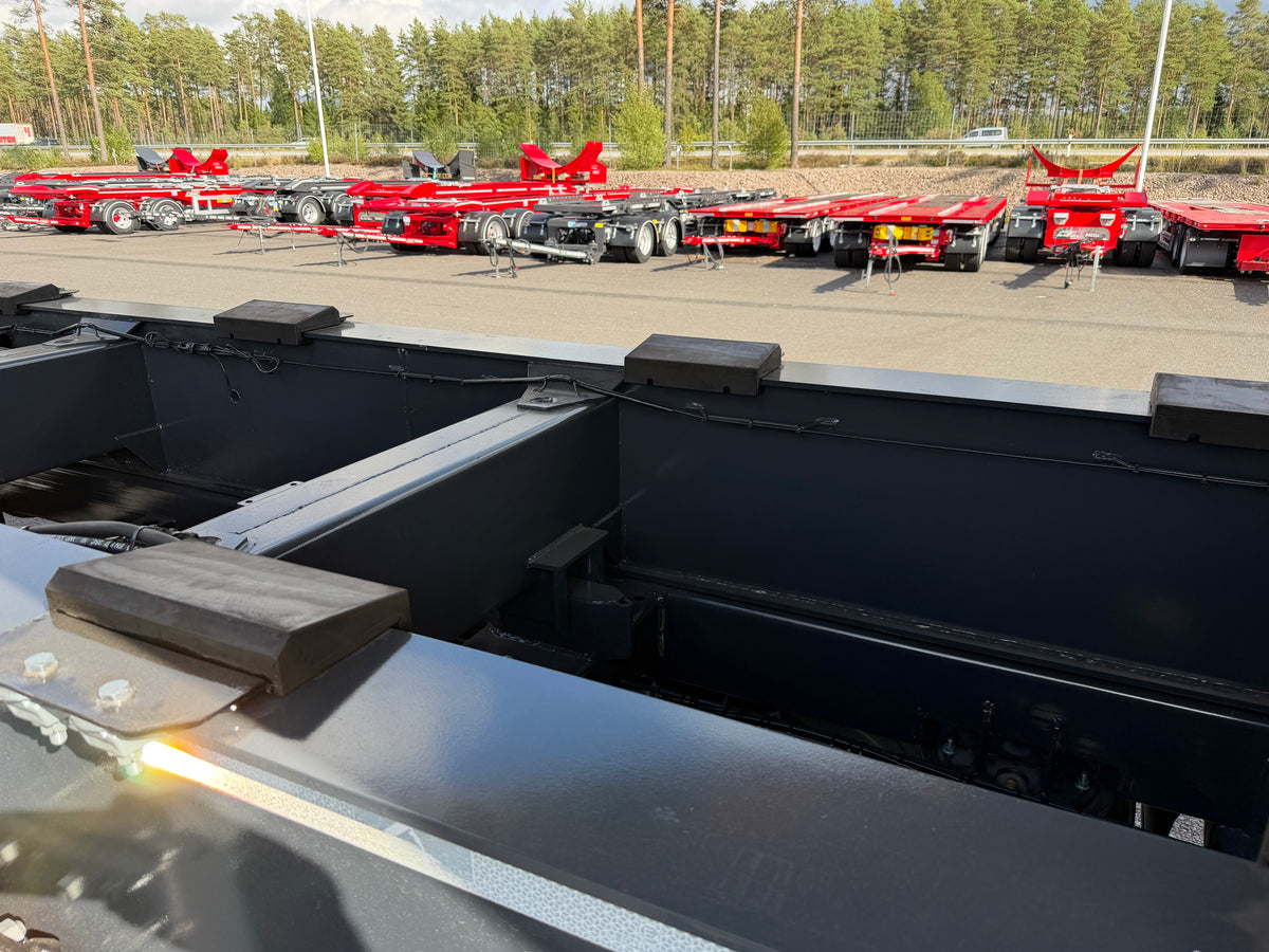 3 axlad Langendorf - Tipptrailer med skjutbar trippel