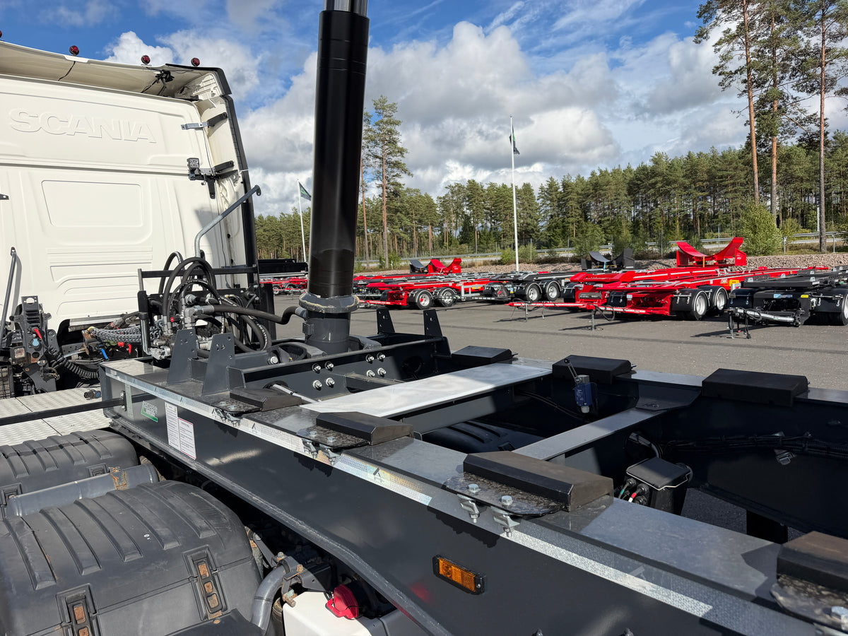 3 axlad Langendorf - Tipptrailer med skjutbar trippel