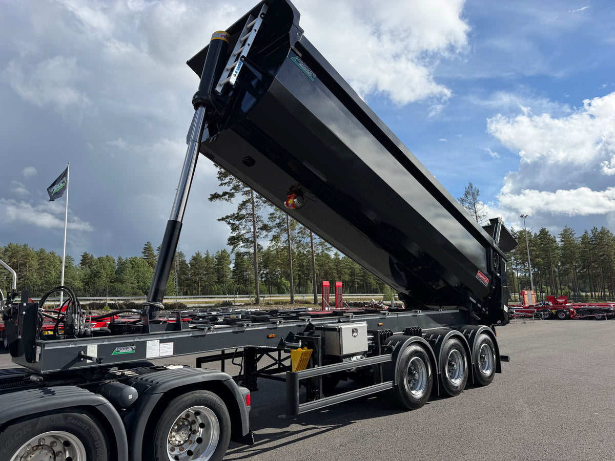 3 axlad Langendorf - Tipptrailer med skjutbar trippel
