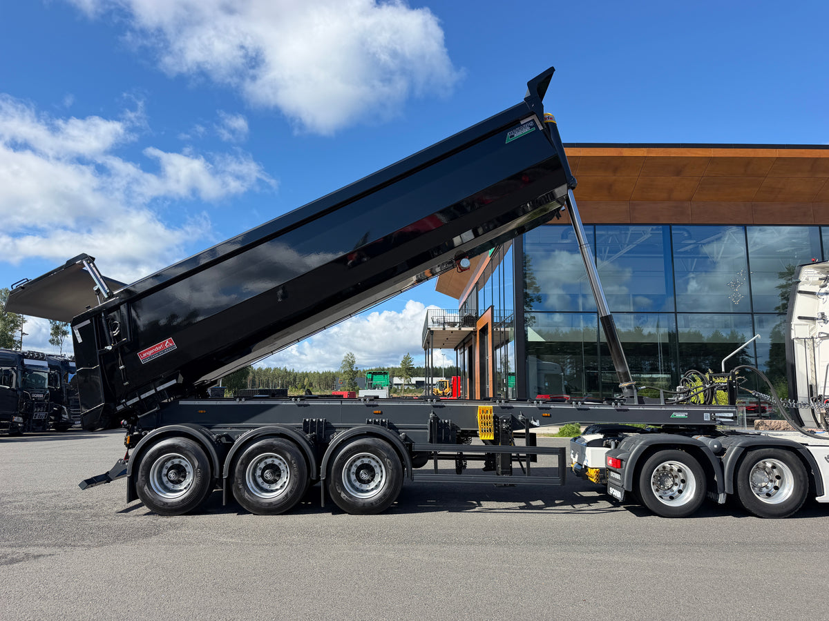 3 axlad Langendorf - Tipptrailer med skjutbar trippel