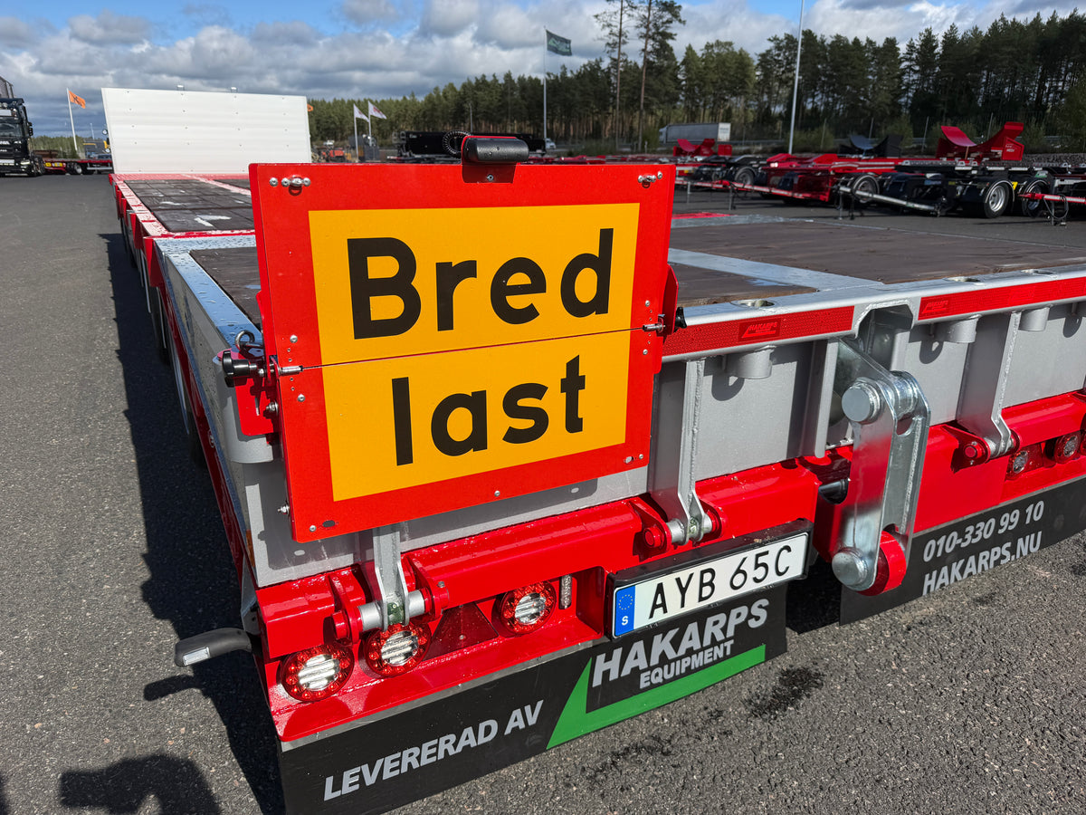 4 axlad 38 tons bodvagn 920mm hög, 10.500mm flakyta