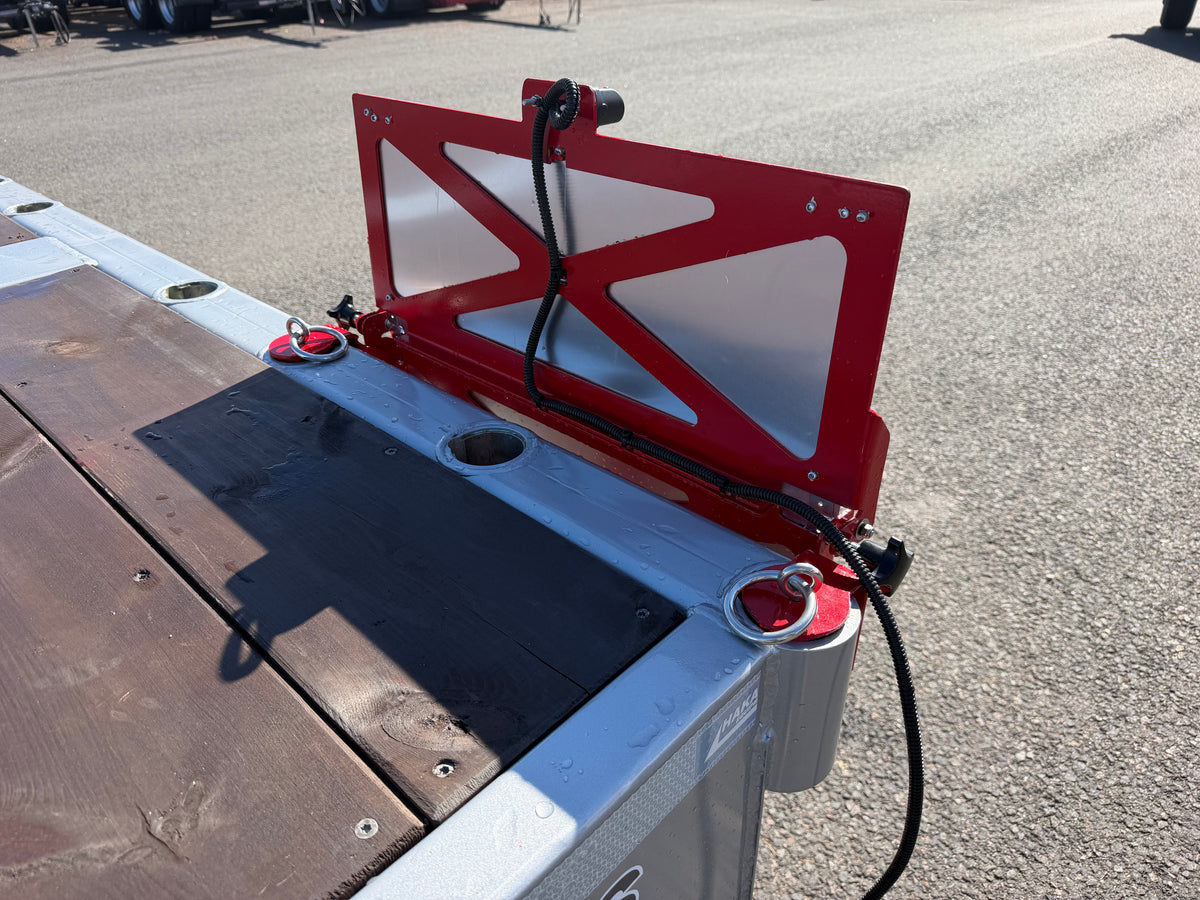 4 axlad 38 tons bodvagn 920mm hög, 10.500mm flakyta