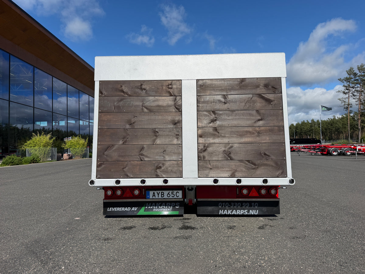 4 axlad 38 tons bodvagn 920mm hög, 10.500mm flakyta