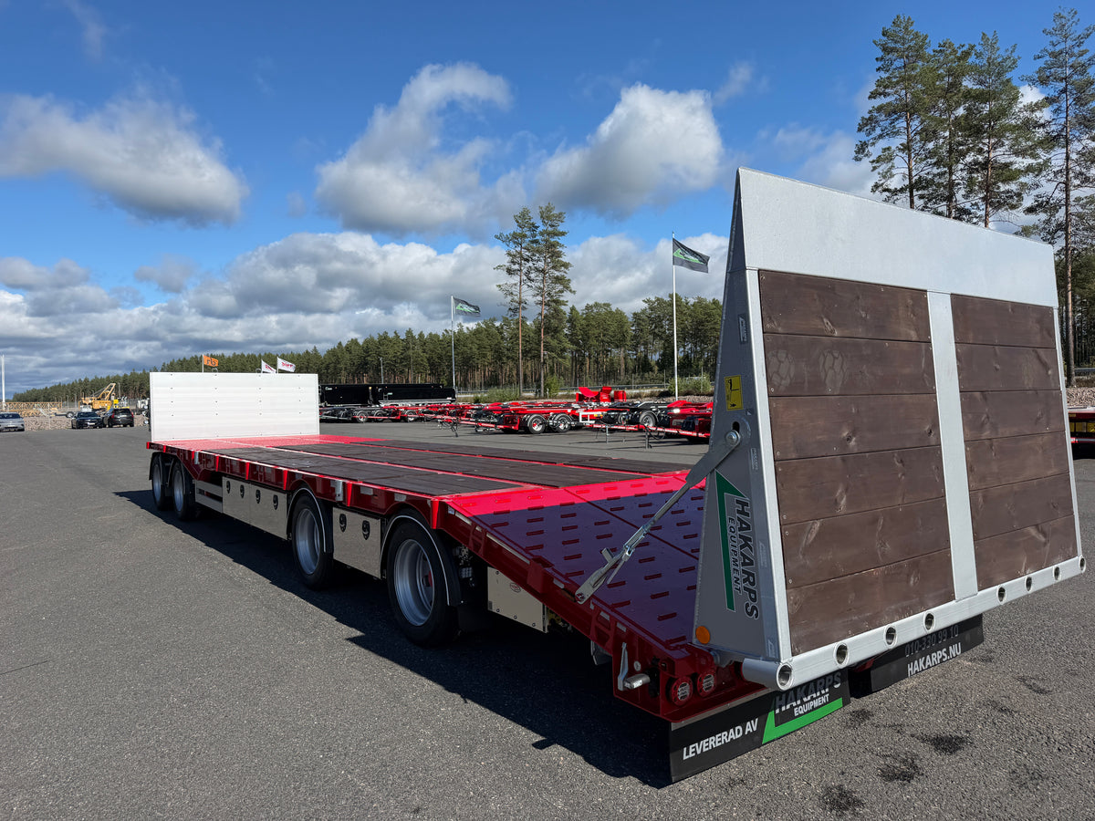 4 axlad 38 tons bodvagn 920mm hög, 10.500mm flakyta
