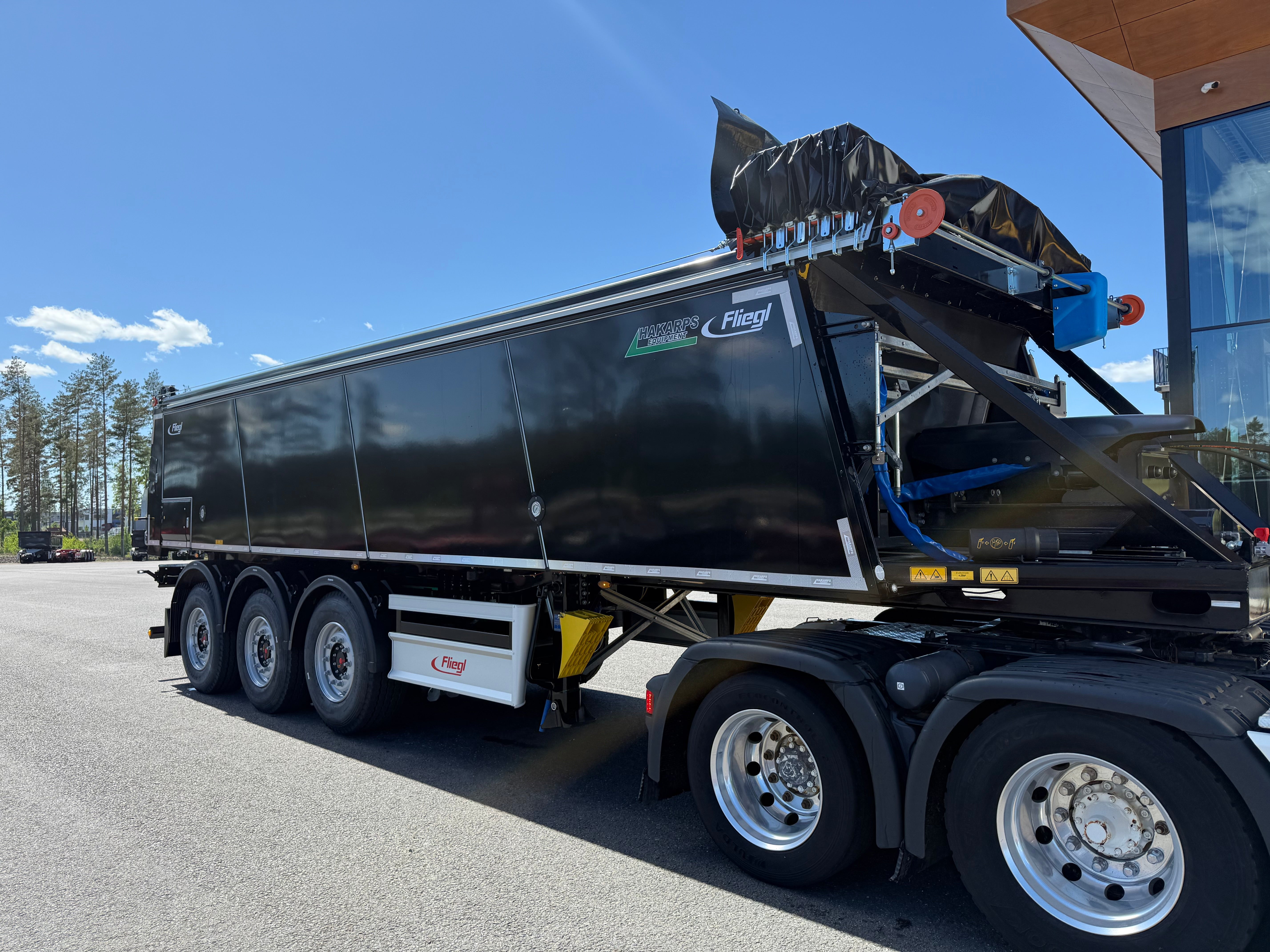 3 axlad Fliegl - PushOff med skjutbar trippel