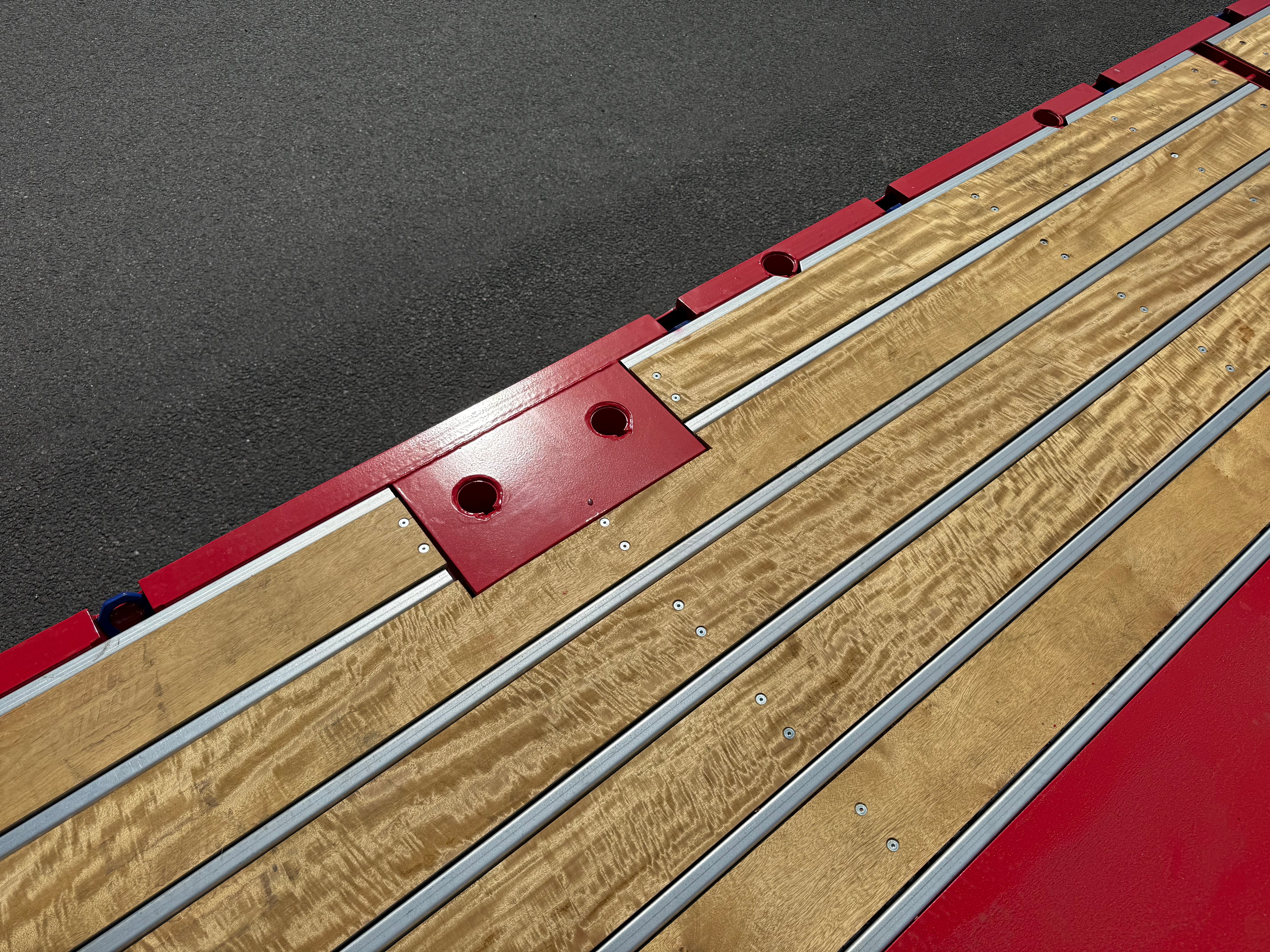 Hakarps - ROJO 4 axlad 18,5m rak trailer, styrning axl 2,3,4