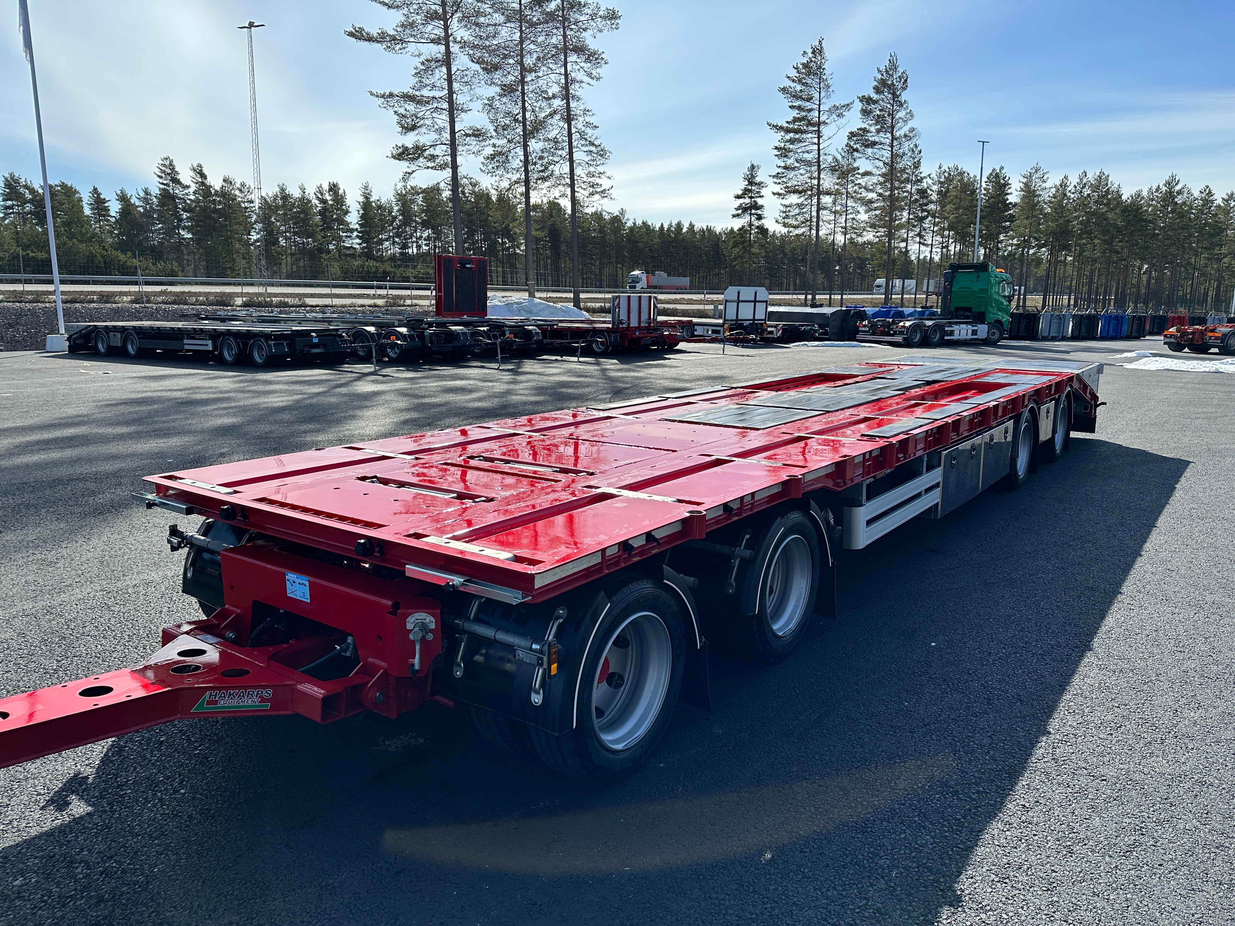 4 axlad 38 tons kombivagn för 1 flak