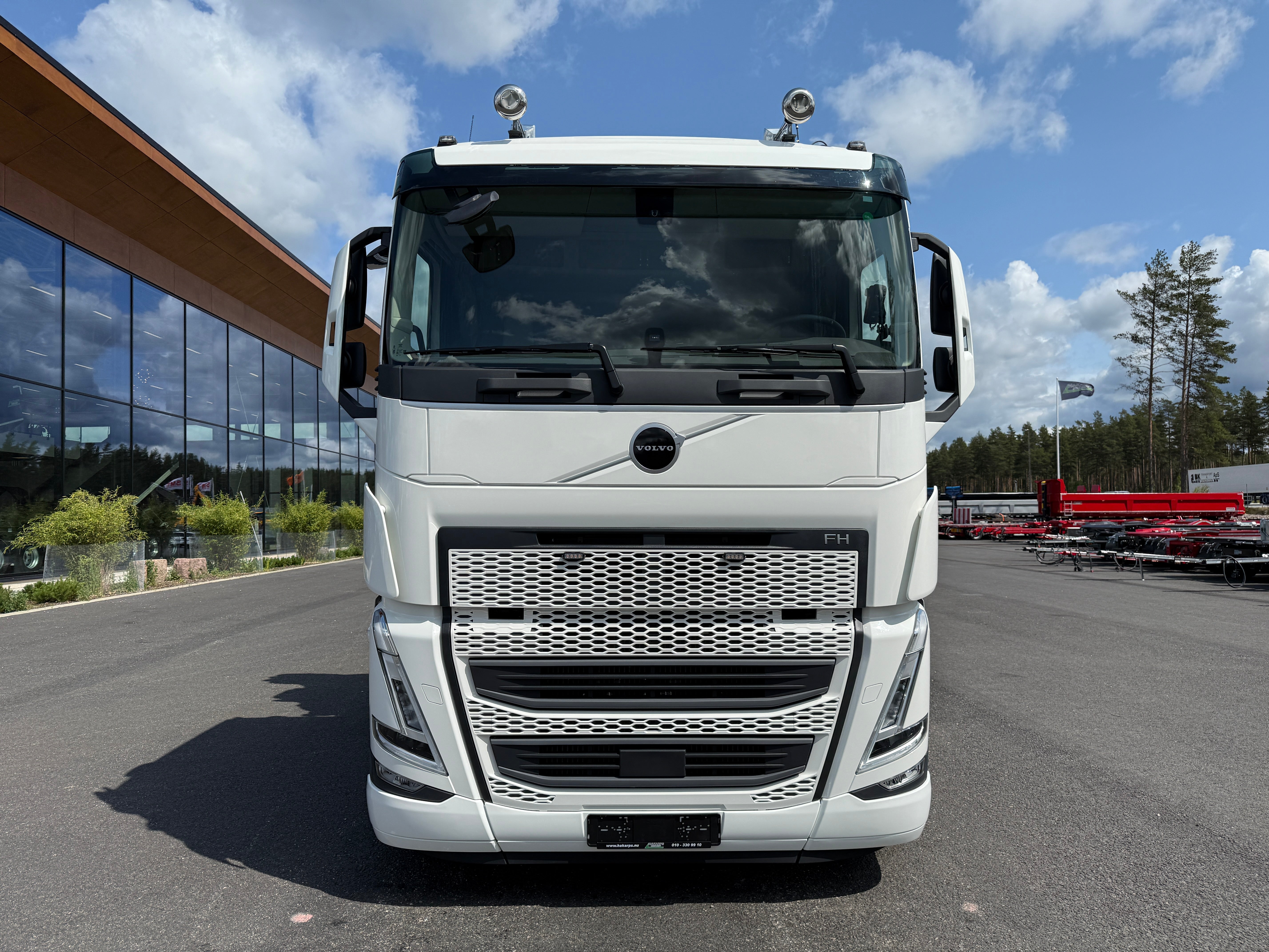 Volvo FH13 500 tridem kranväxlare Palfinger PK42002 SH + jibb