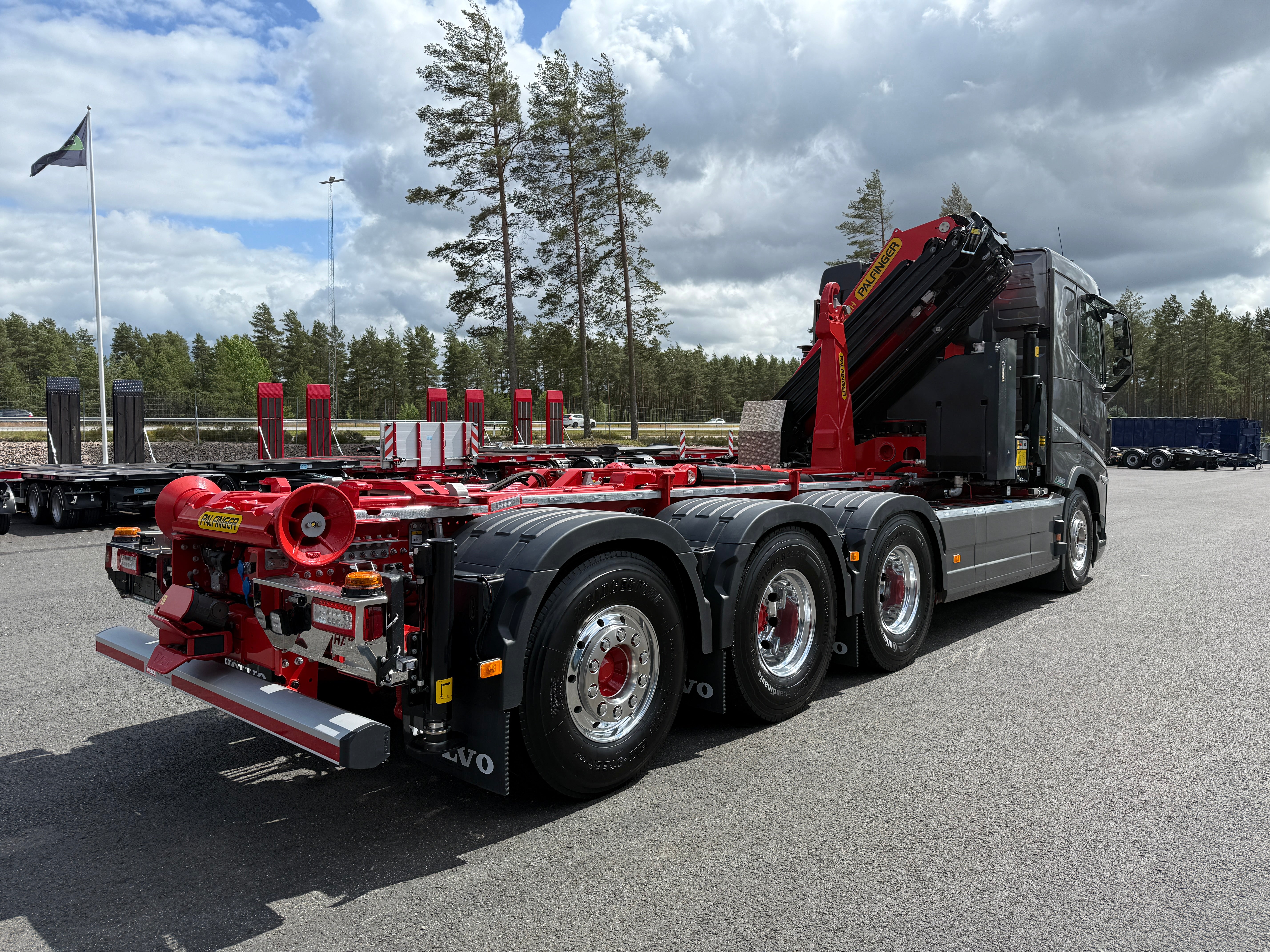 Volvo FH13 500 tridem kranväxlare Palfinger PK34002 SH