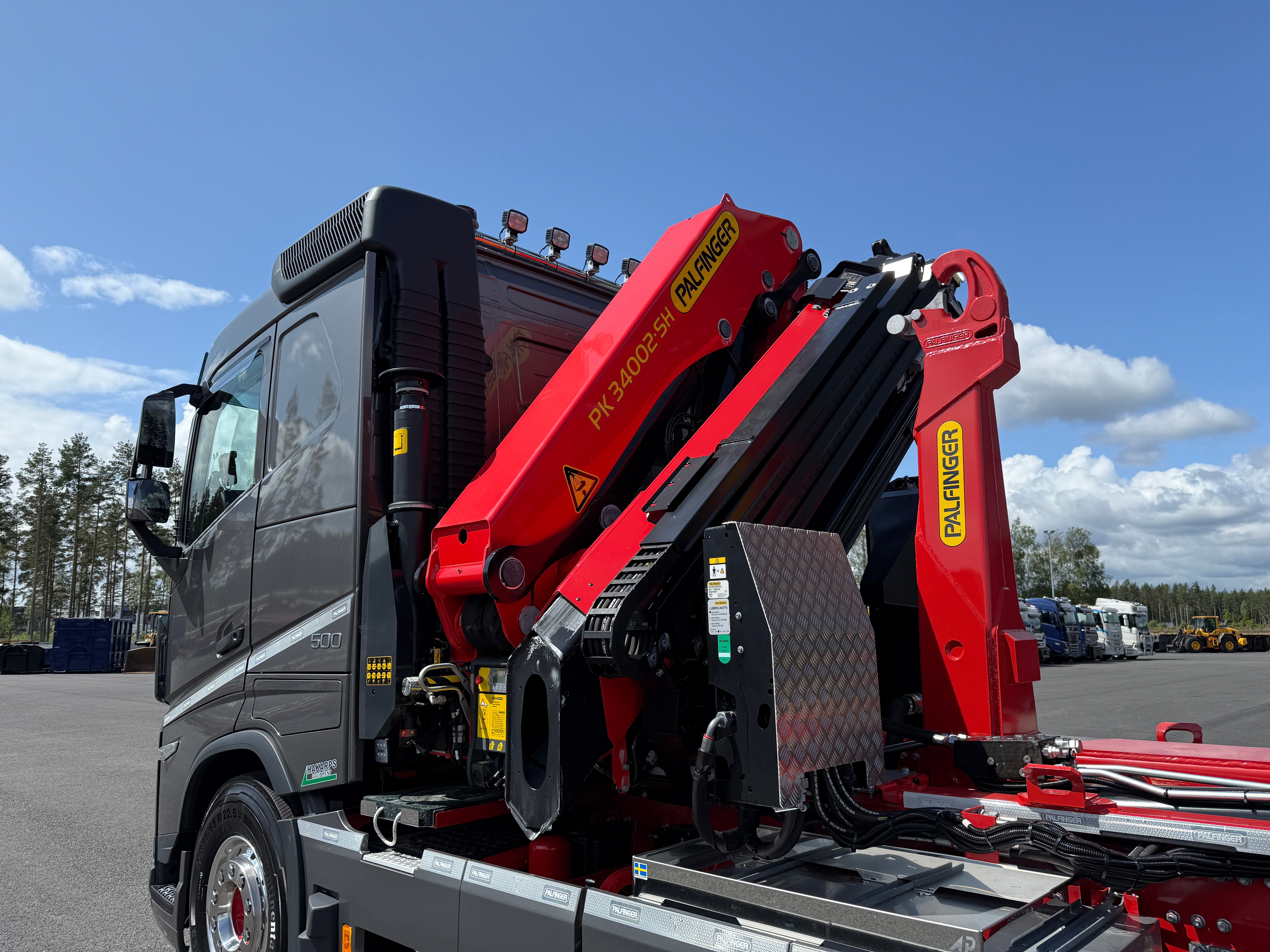 Volvo FH13 500 tridem kranväxlare Palfinger PK34002 SH
