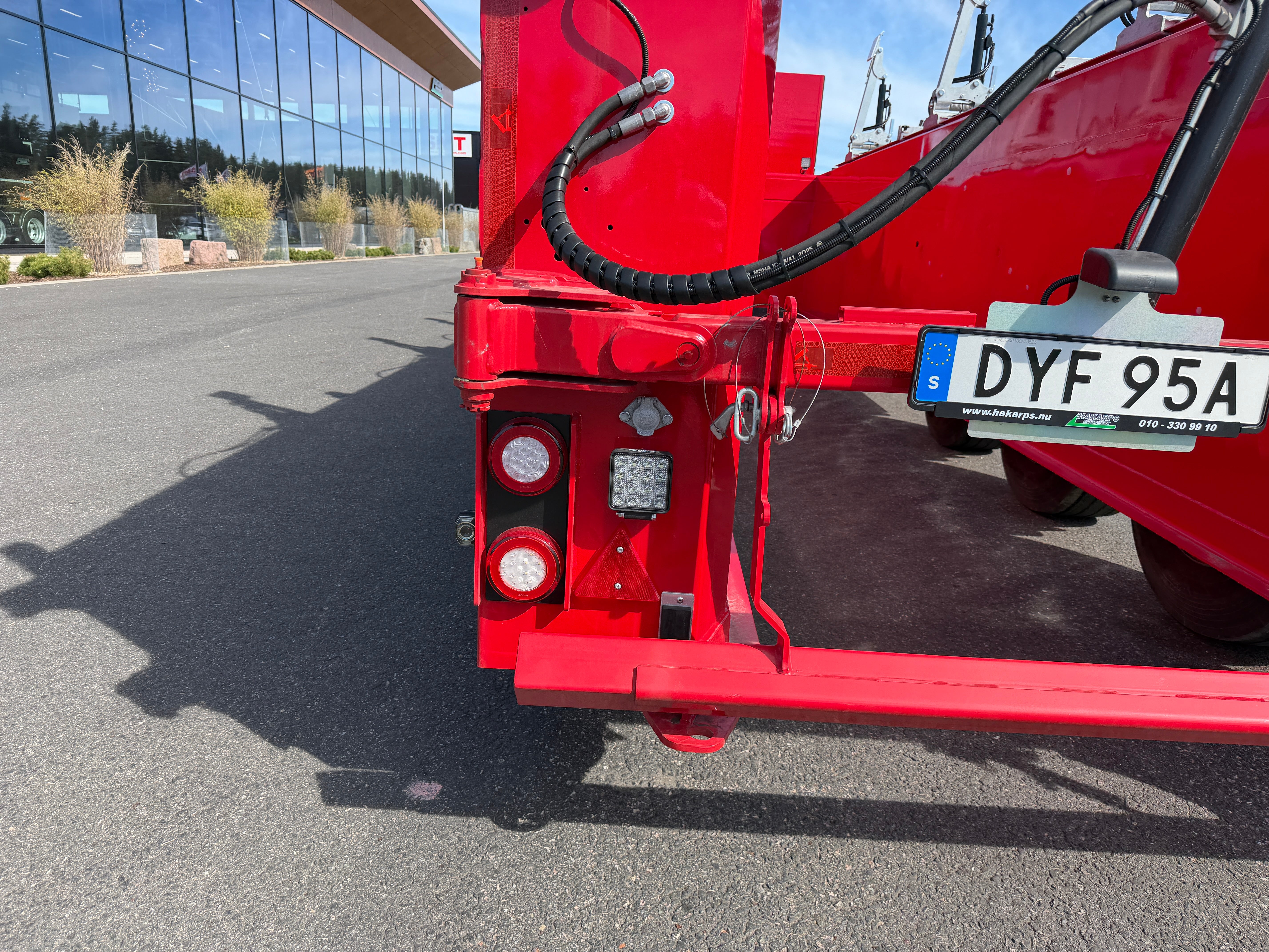 Langendorf 3 axlad bygeltrailer