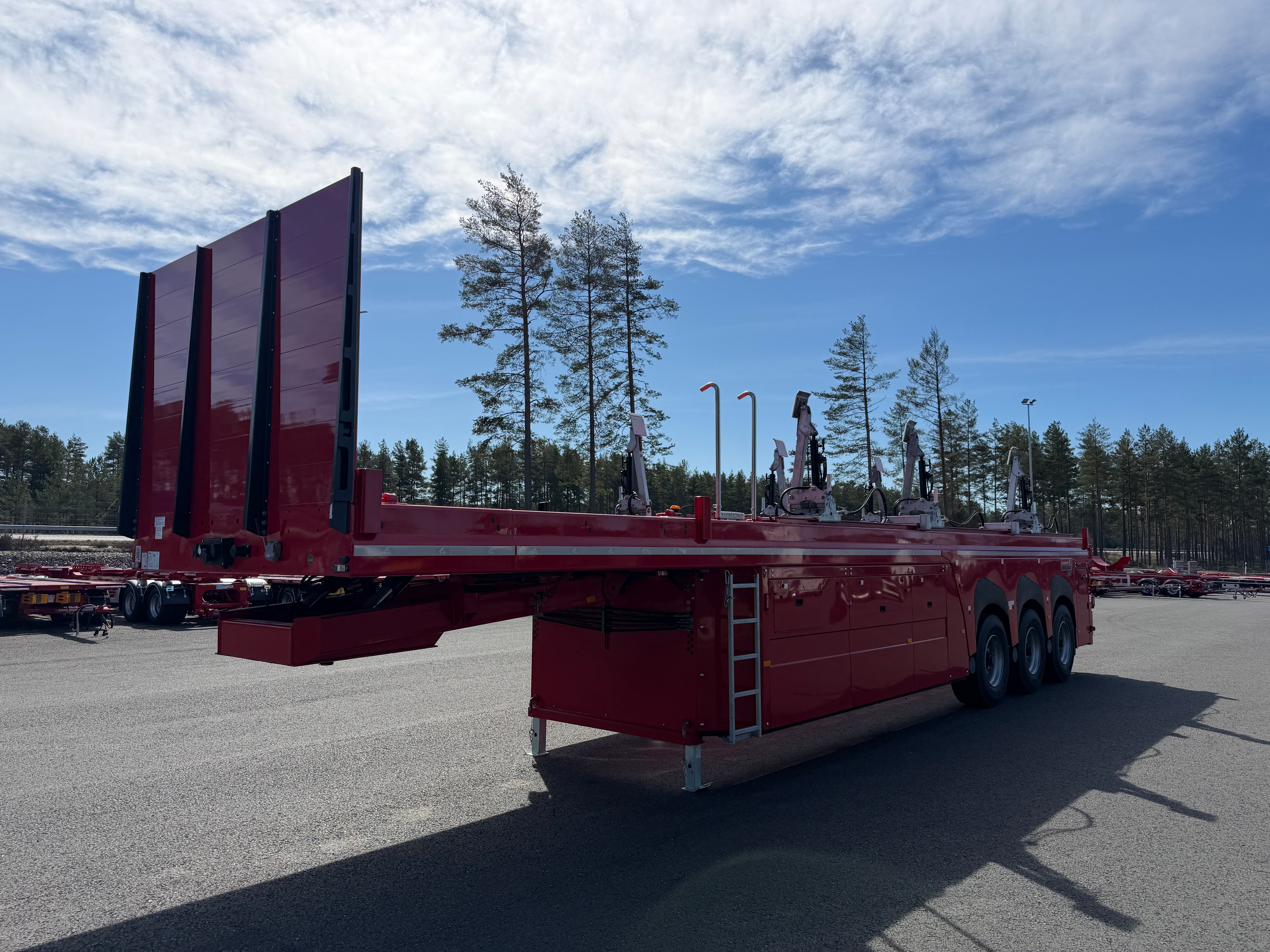 Langendorf 3 axlad bygeltrailer