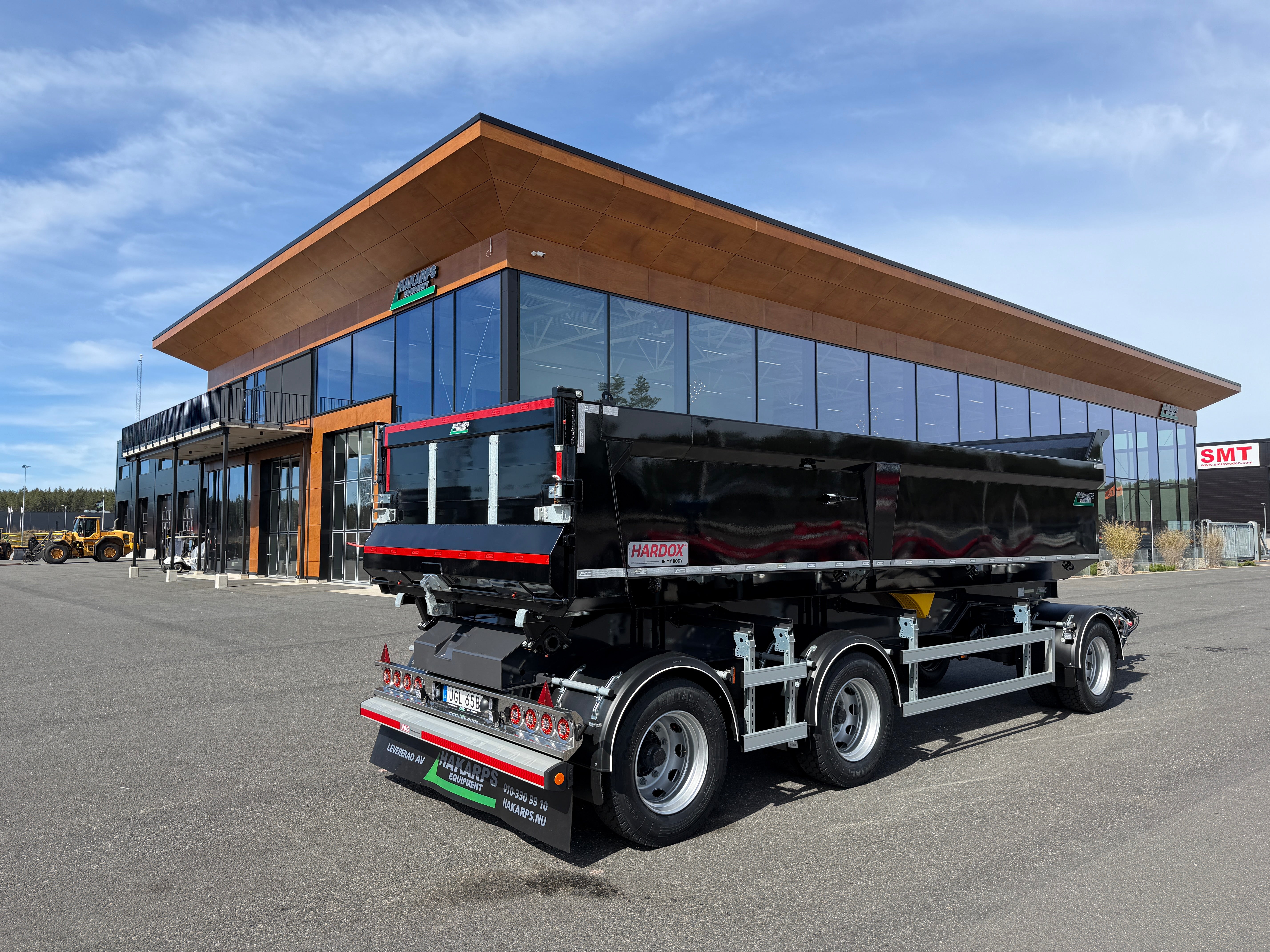 30 tons dumpervagn med skjutbar dragstång