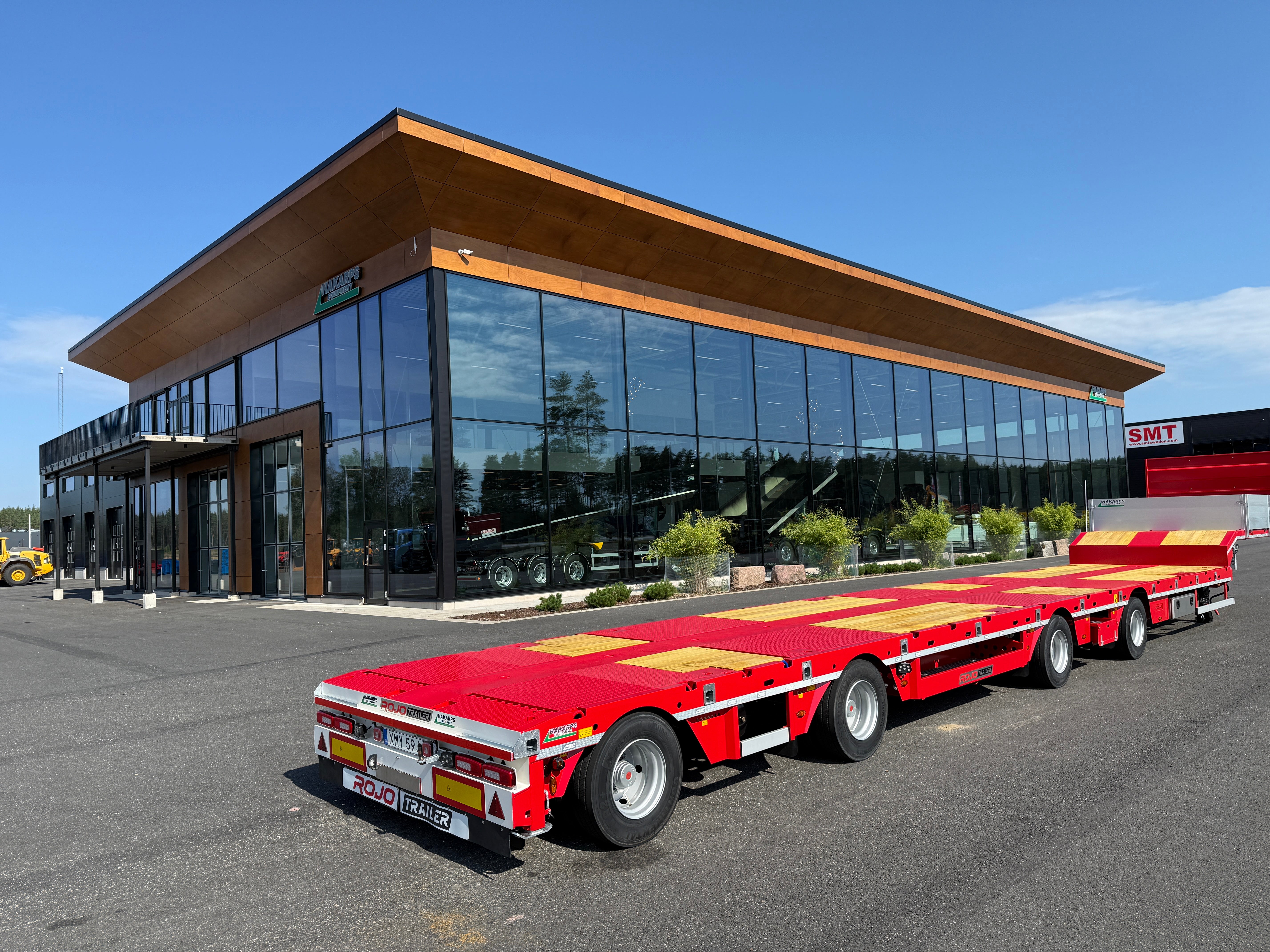4 axlad ROJO 18,5m jumbotrailer 38 tons skattevikt