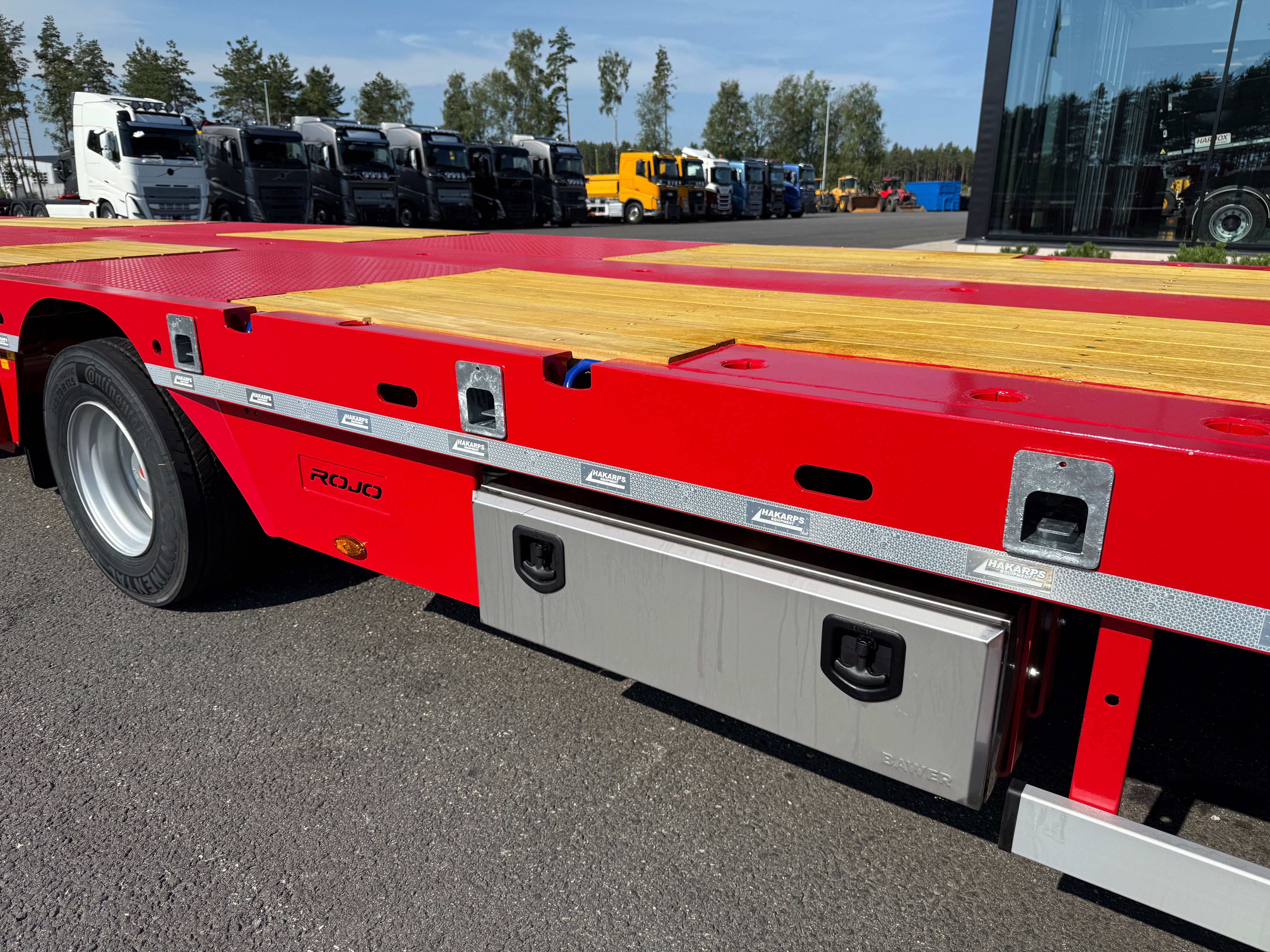 4 axlad ROJO 18,5m jumbotrailer 38 tons skattevikt