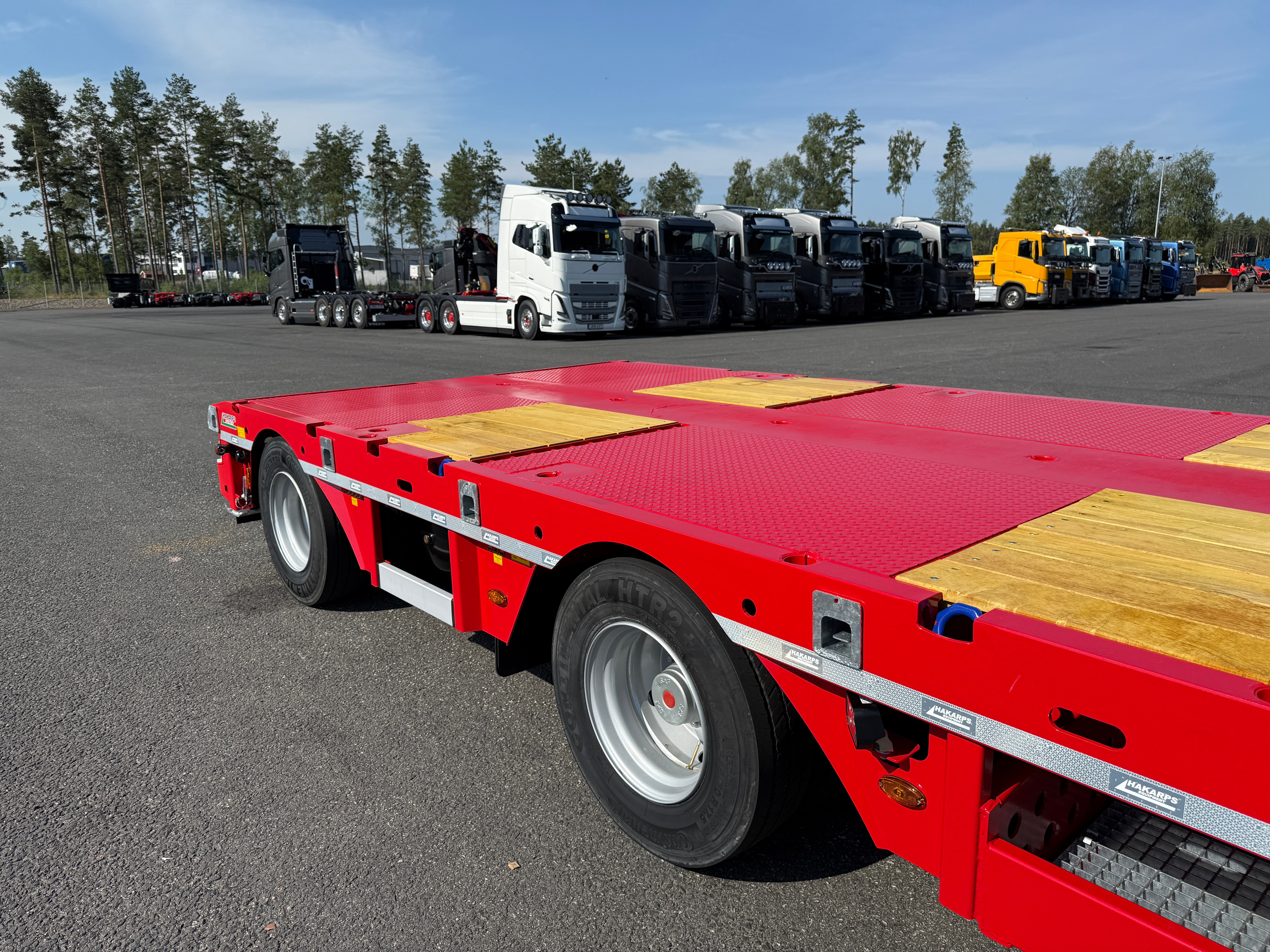 4 axlad ROJO 18,5m jumbotrailer 38 tons skattevikt