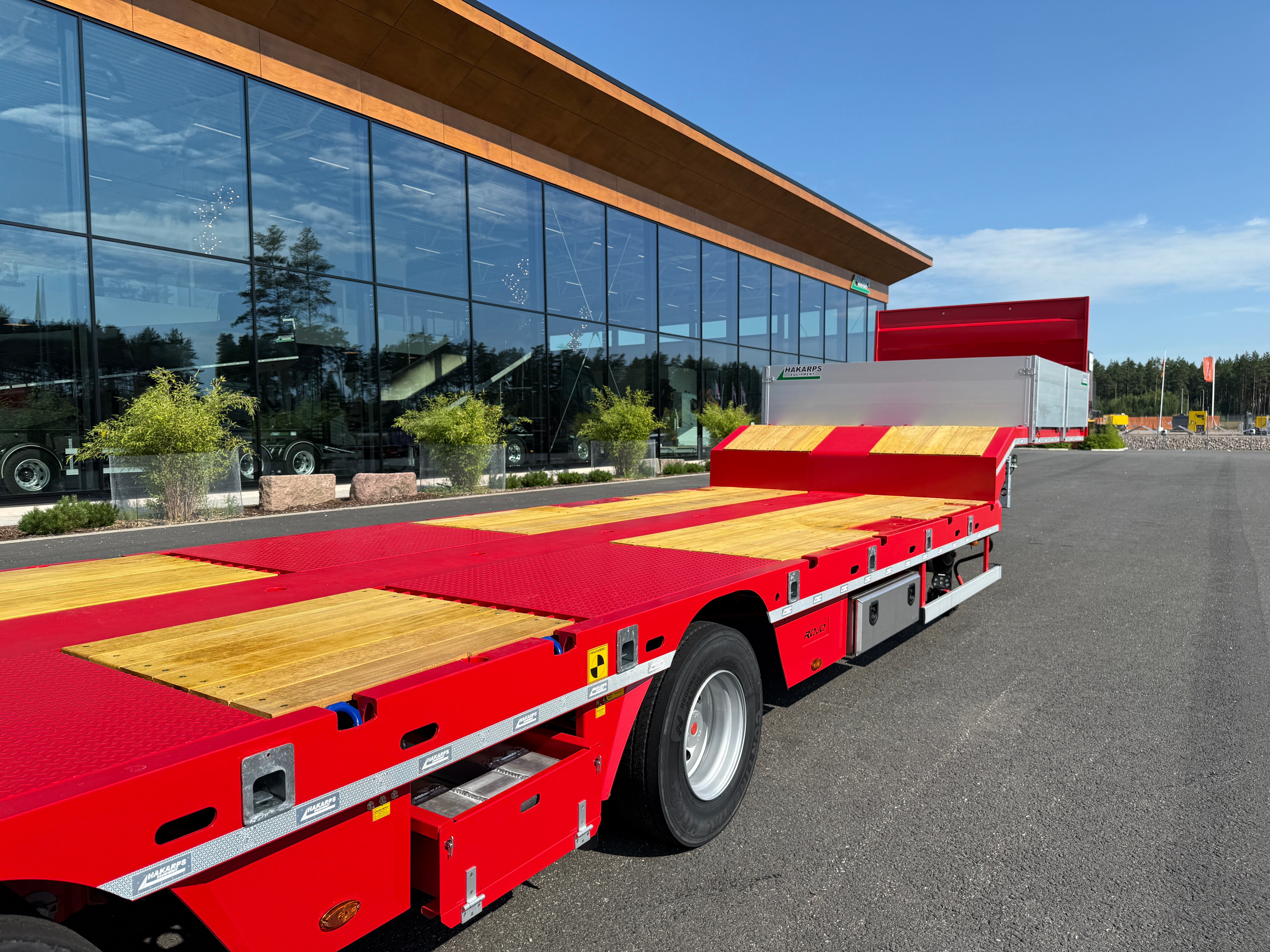 4 axlad ROJO 18,5m jumbotrailer 38 tons skattevikt