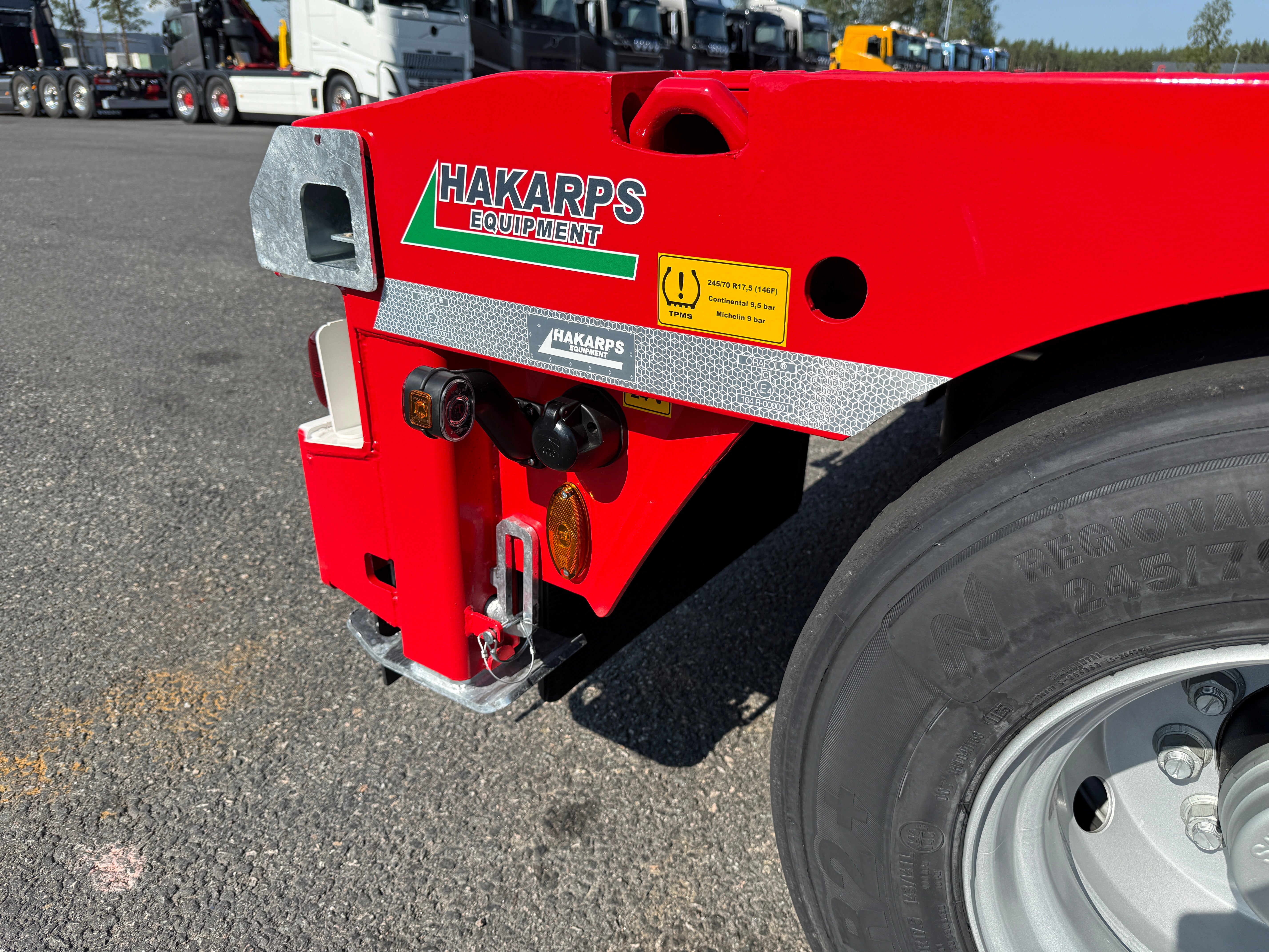 4 axlad ROJO 18,5m jumbotrailer 38 tons skattevikt