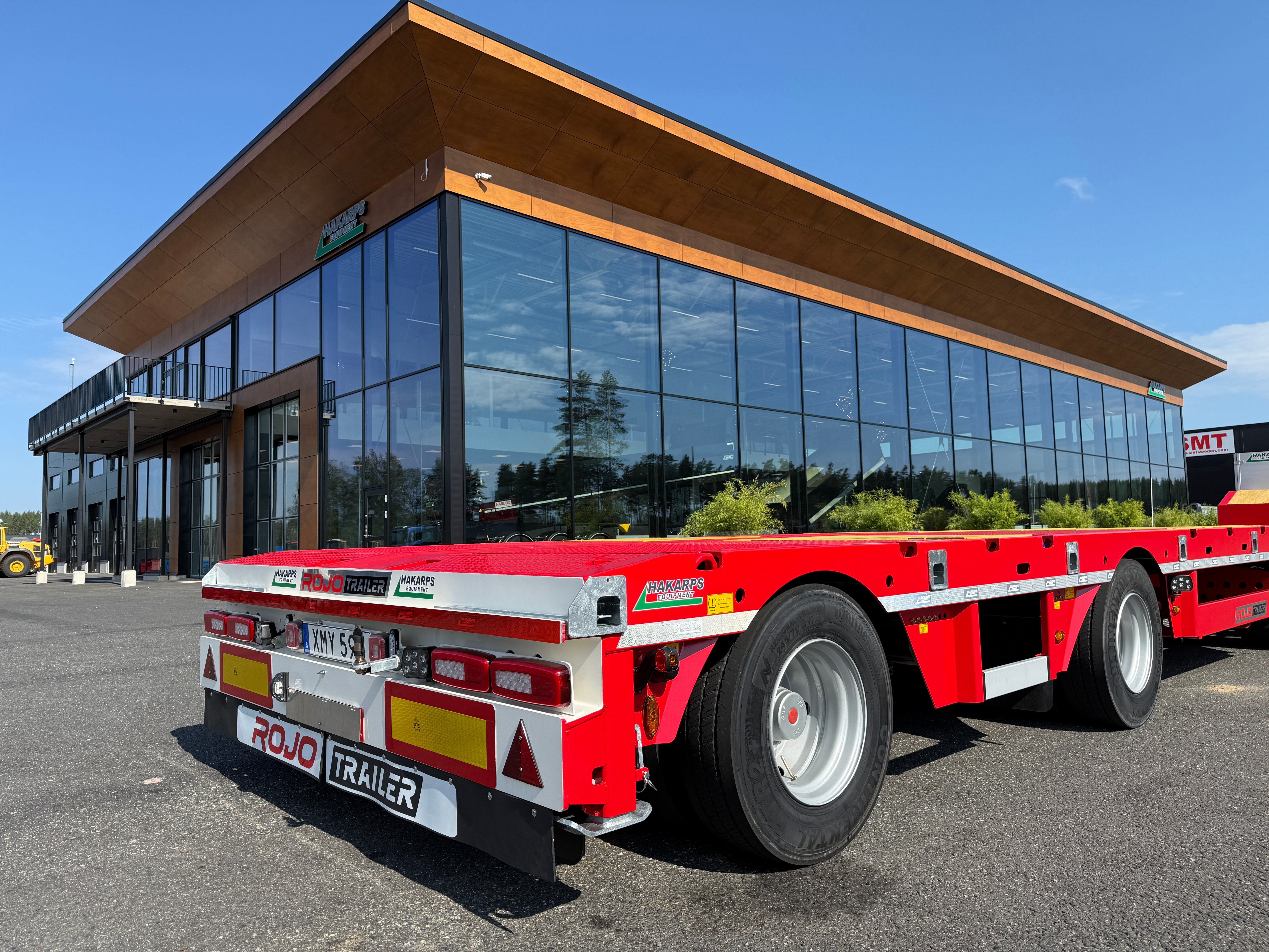 4 axlad ROJO 18,5m jumbotrailer 38 tons skattevikt
