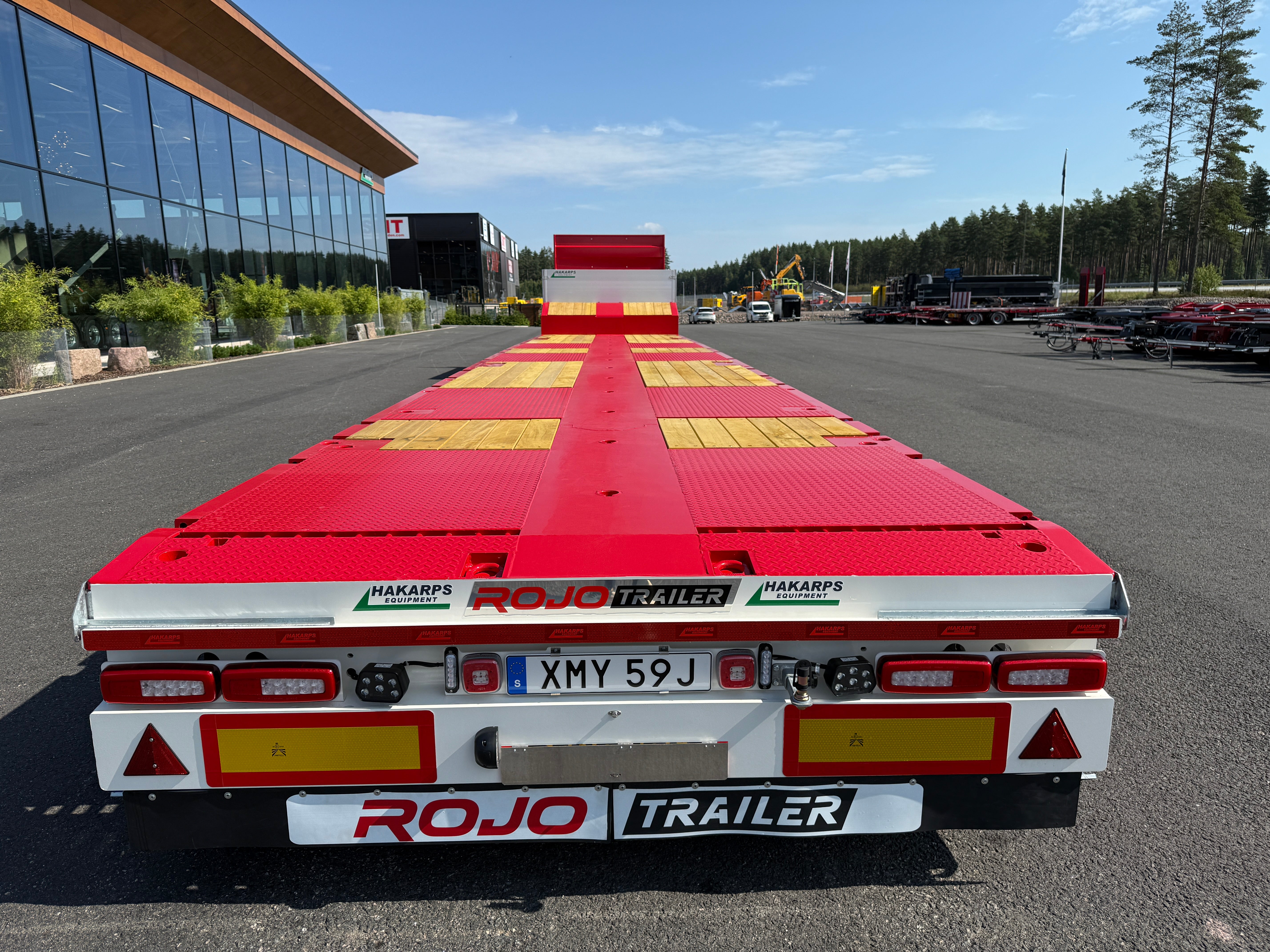 4 axlad ROJO 18,5m jumbotrailer 38 tons skattevikt