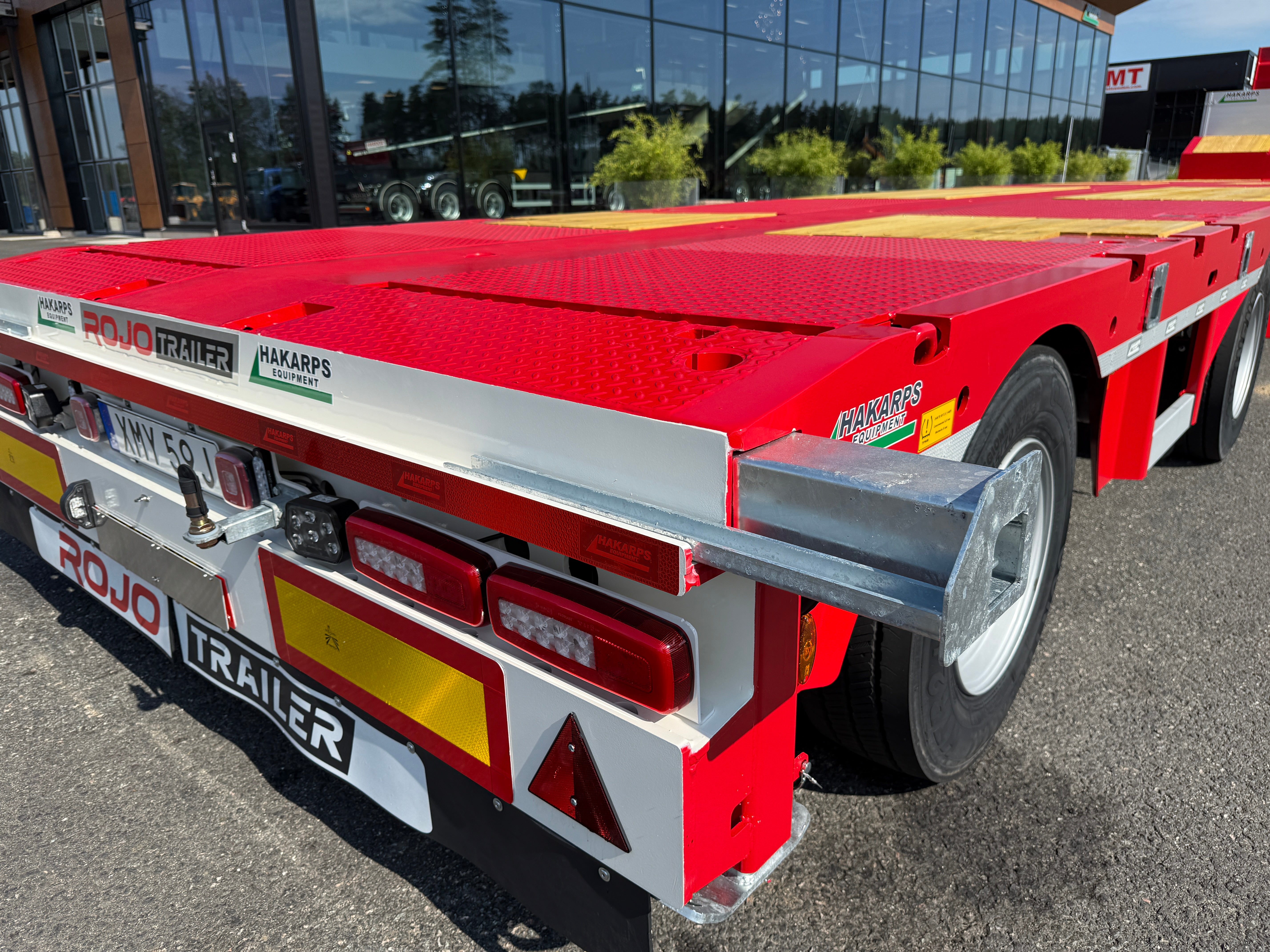 4 axlad ROJO 18,5m jumbotrailer 38 tons skattevikt